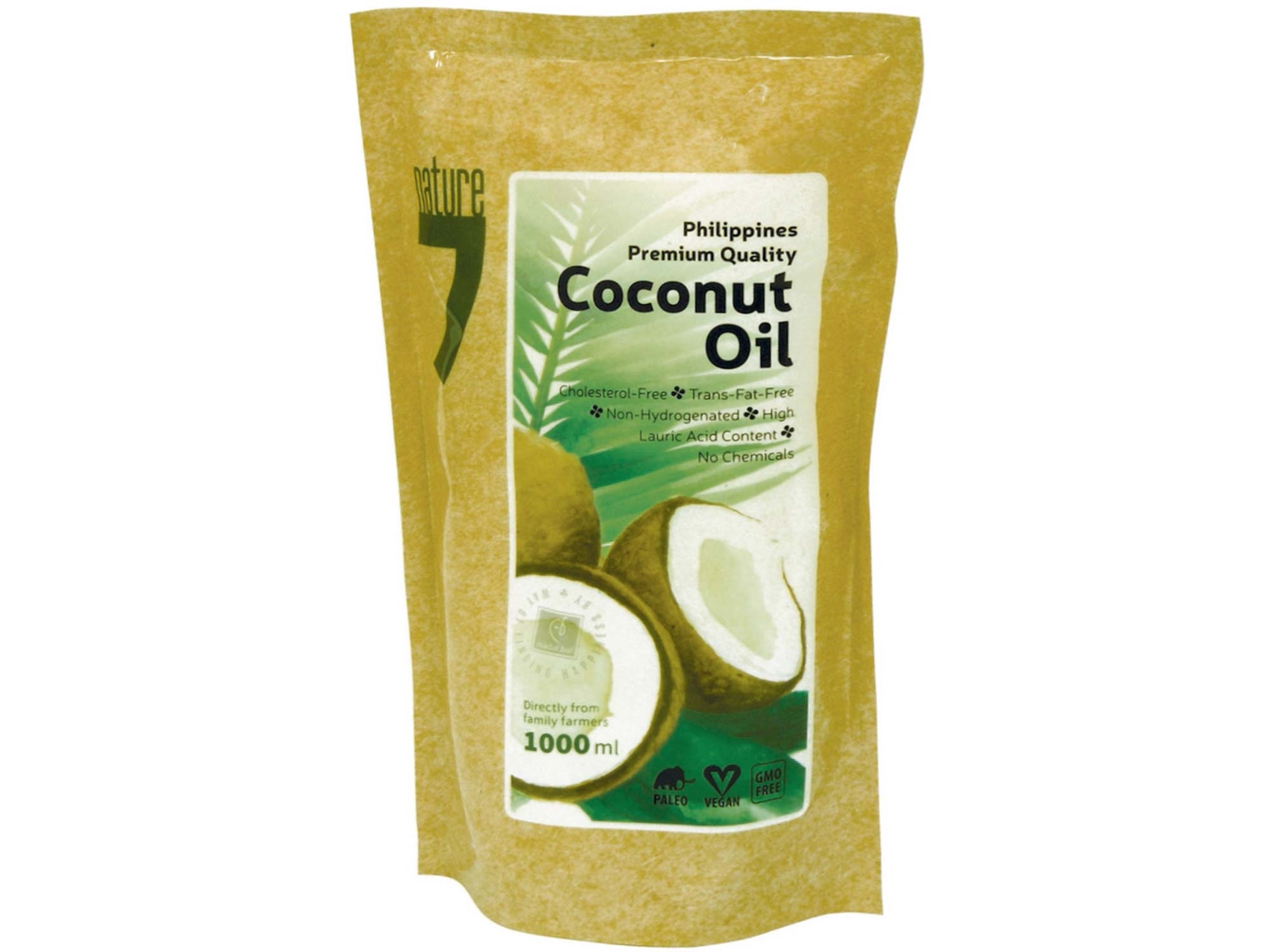 kokosový olej 1000ml, sáček 1 litr