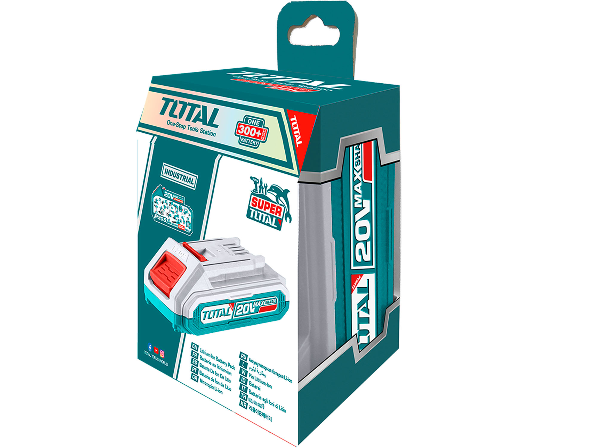 baterie akumulátorová 20V, Li-ion, 2000mAh