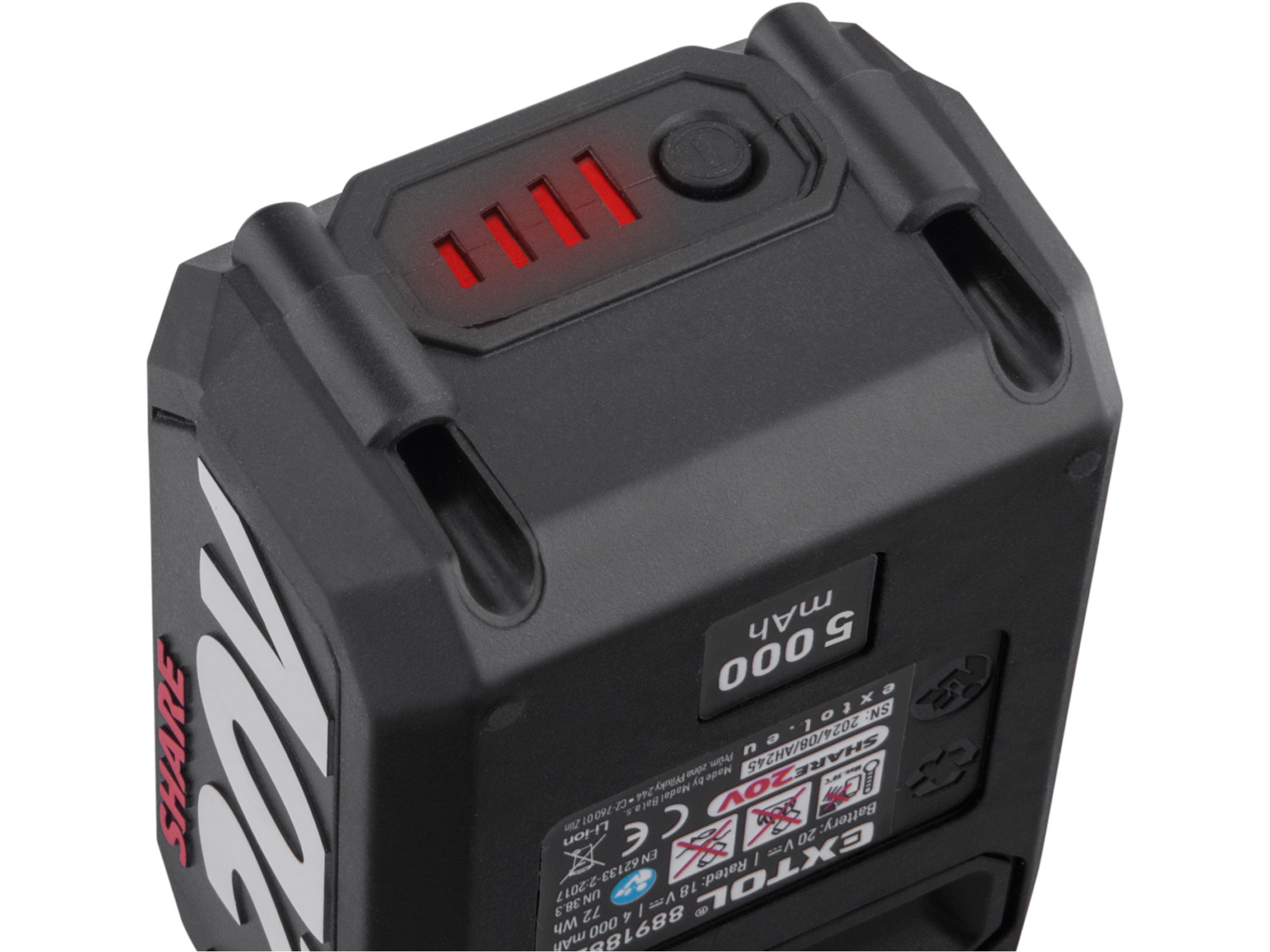 baterie akumulátorová SHARE20V, 5000mAh