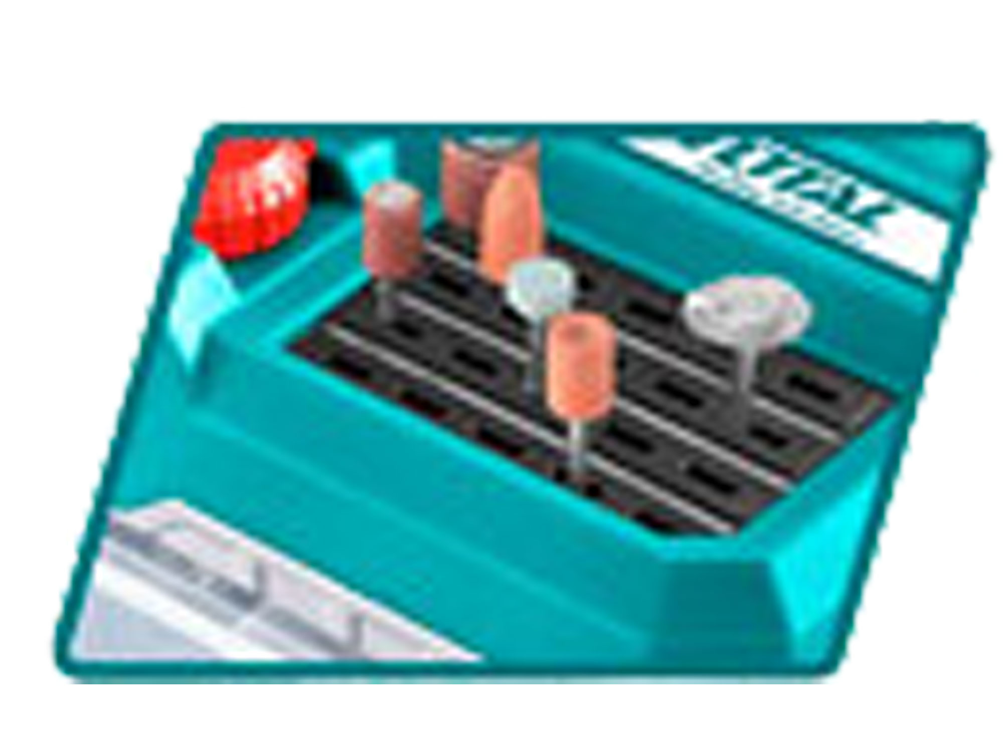 Bruska přímá AKU, 20V Li-ion, 2000mAh, s baterií a nabíječkou