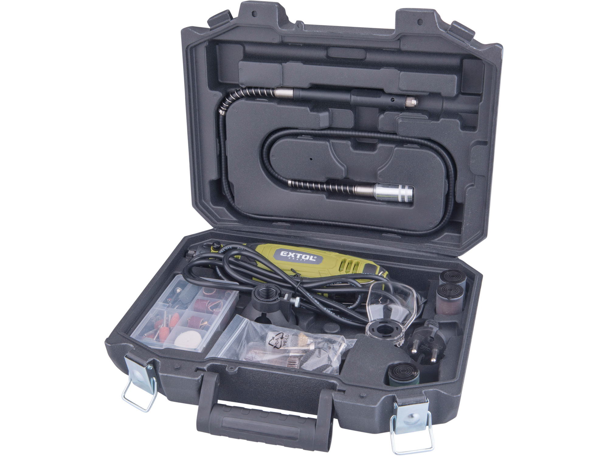 bruska přímá s ohebným nástavcem, 210ks, 135W