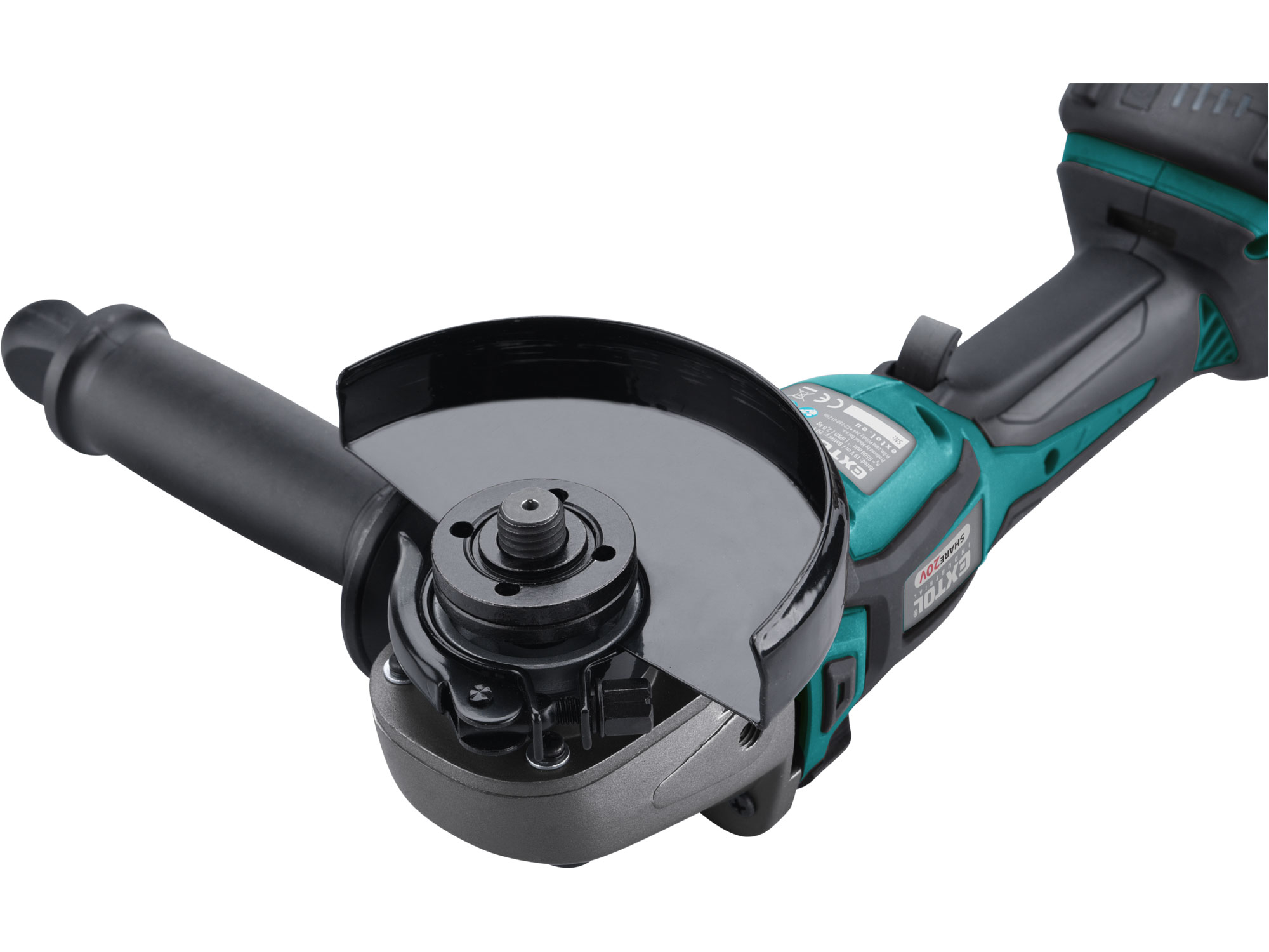 bruska úhlová aku SHARE20V, 125mm, BRUSHLESS, 20V Li-ion, 2Ah
