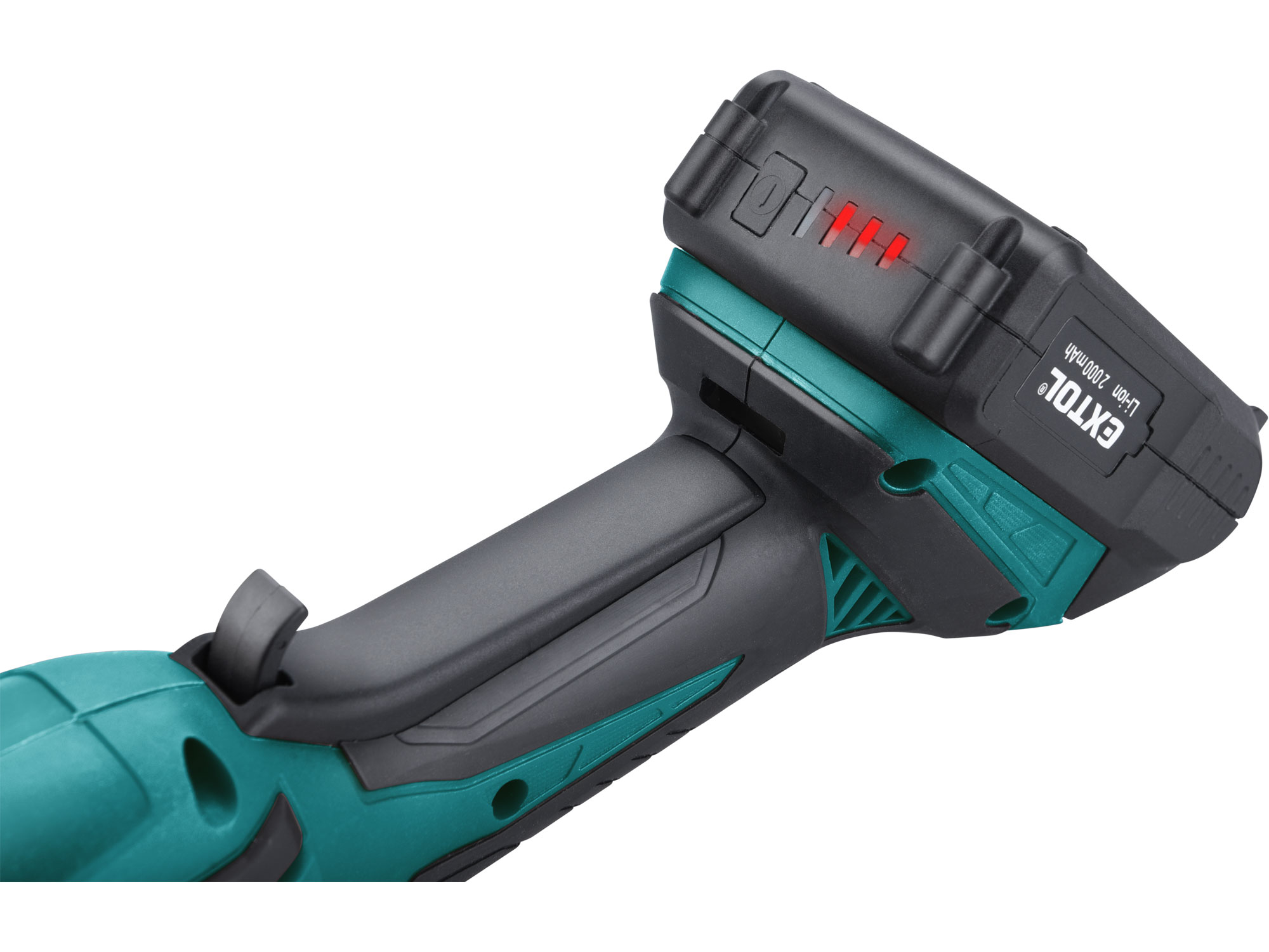 bruska úhlová aku SHARE20V, 125mm, BRUSHLESS, 20V Li-ion, 2Ah