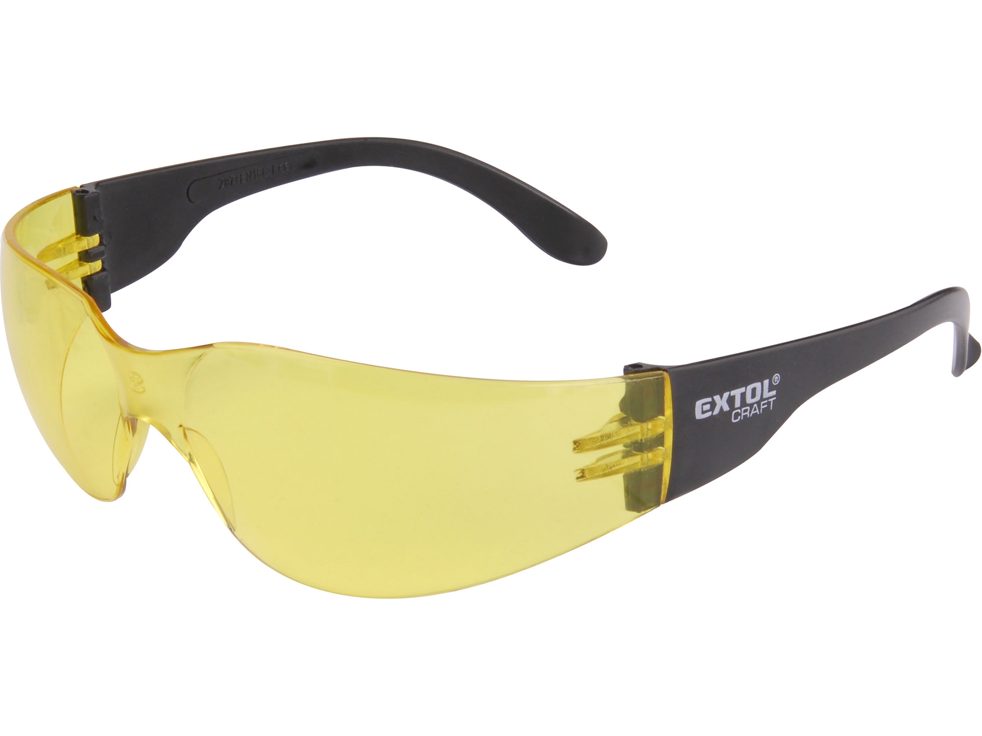 brýle ochranné, žluté, s UV filtrem, EXTOL CRAFT 97323