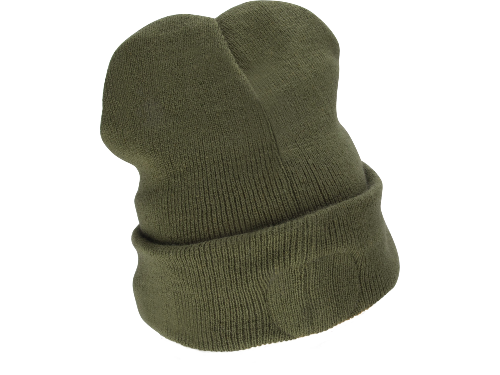 čepice s čelovkou 4x45lm, USB nabíjení, fluorescentní oranžová/khaki zelená, oboustranná, univerzální velikost