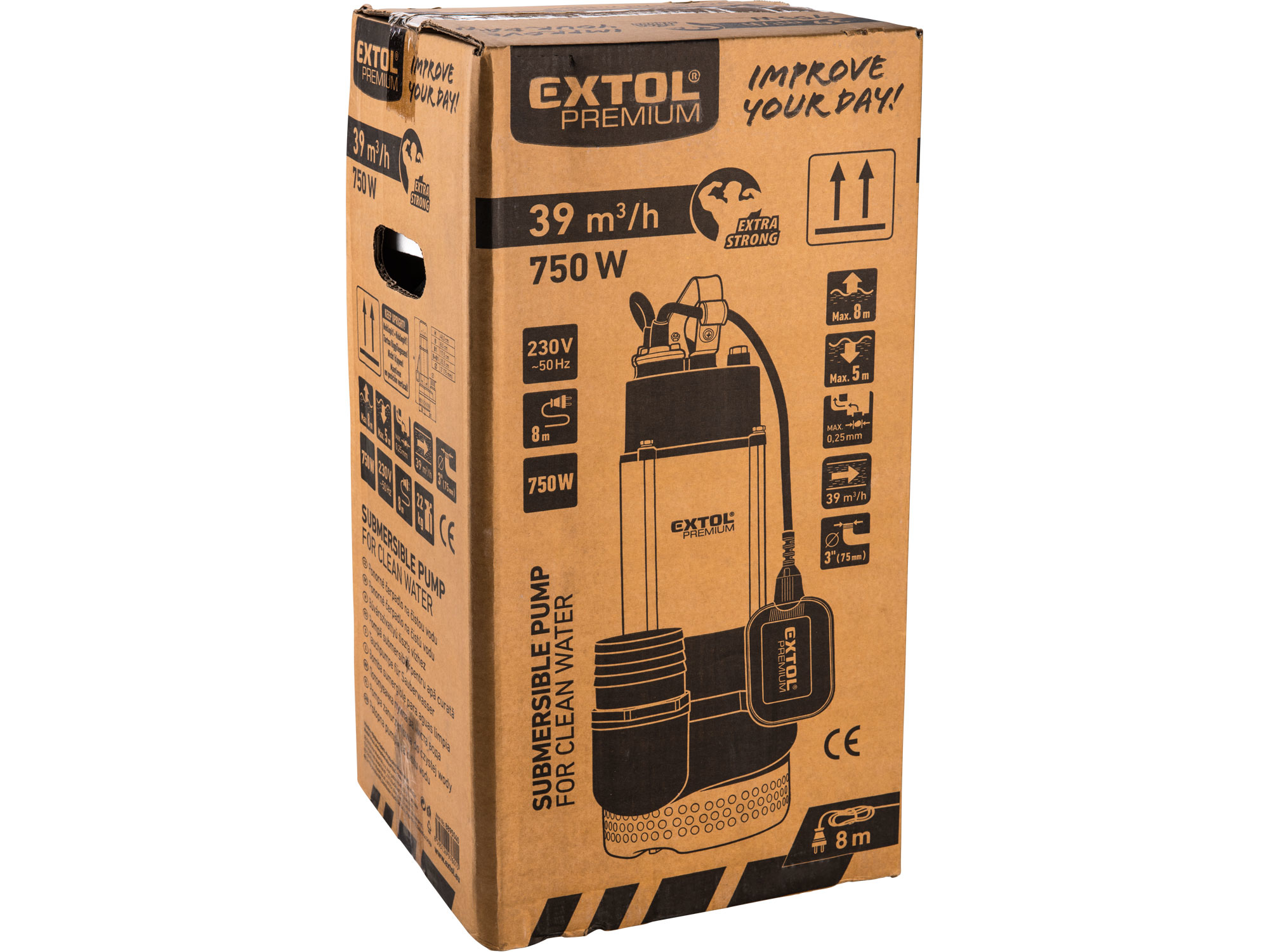 čerpadlo ponorné, 750W, 39000l/h