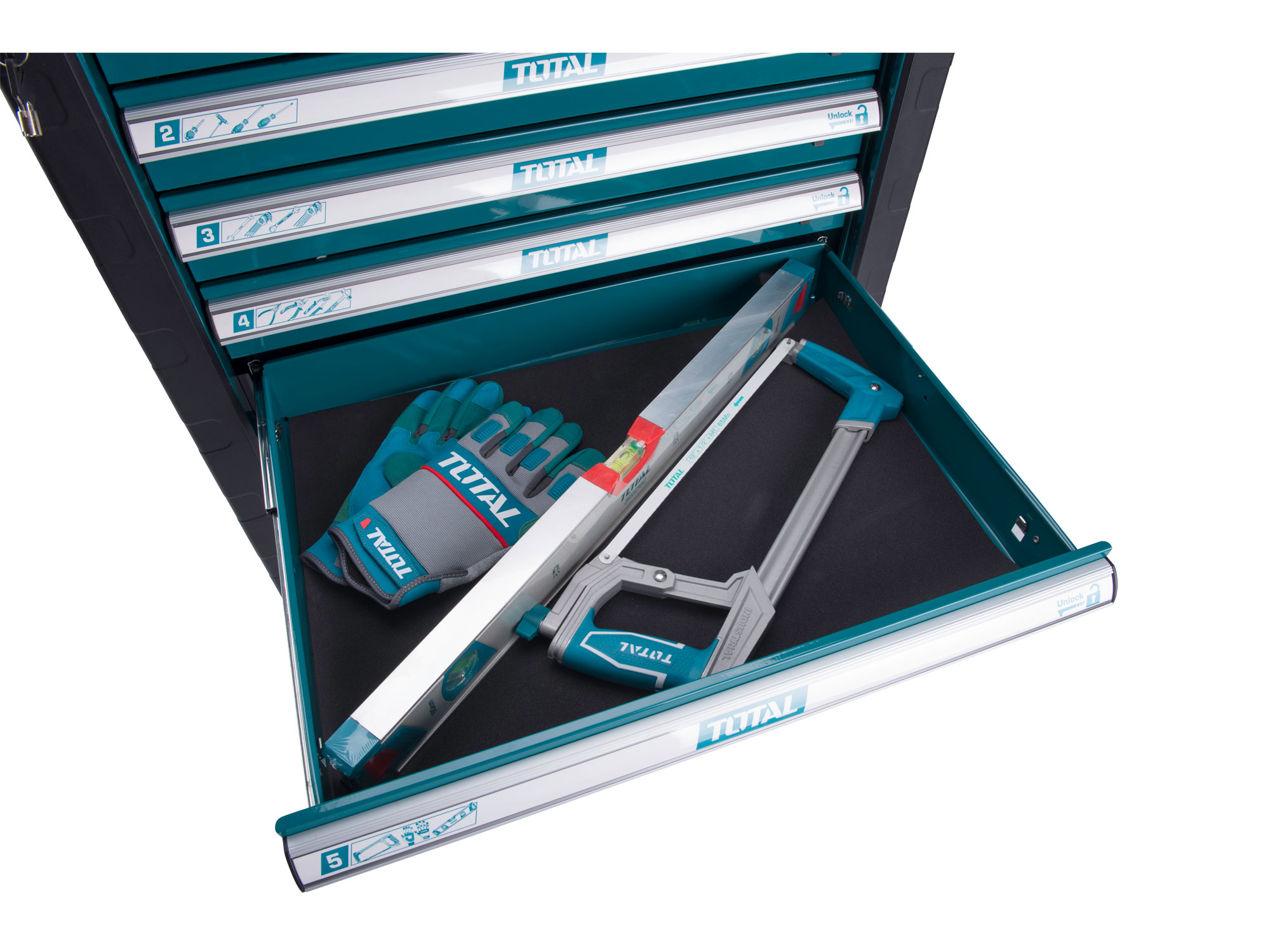 Dílenský vozík s nářadím, 162ks, industrial