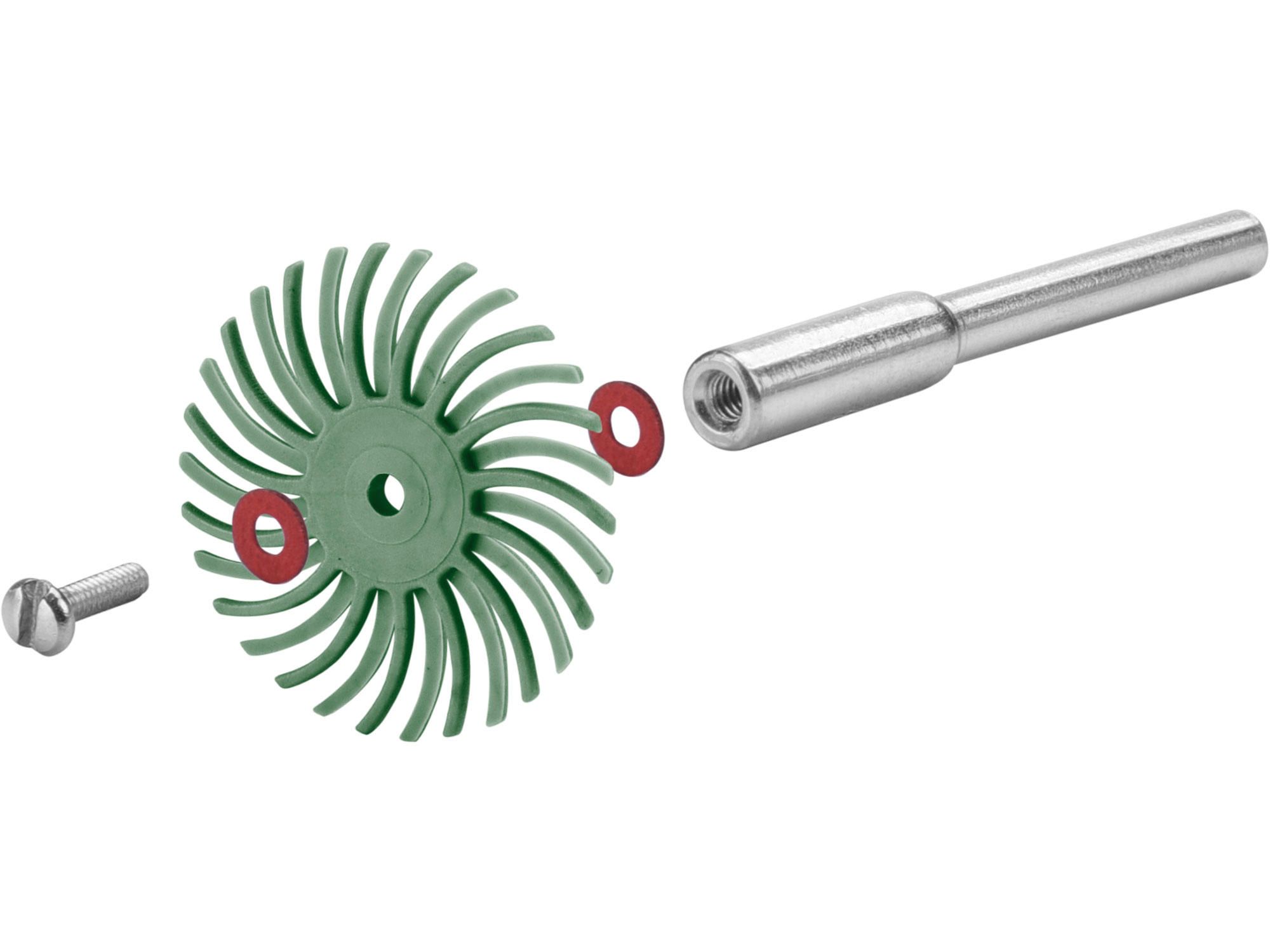 disky radiální štětinové, sada 52ks, P80, P120, P220, P400, P600, P1000, P2500