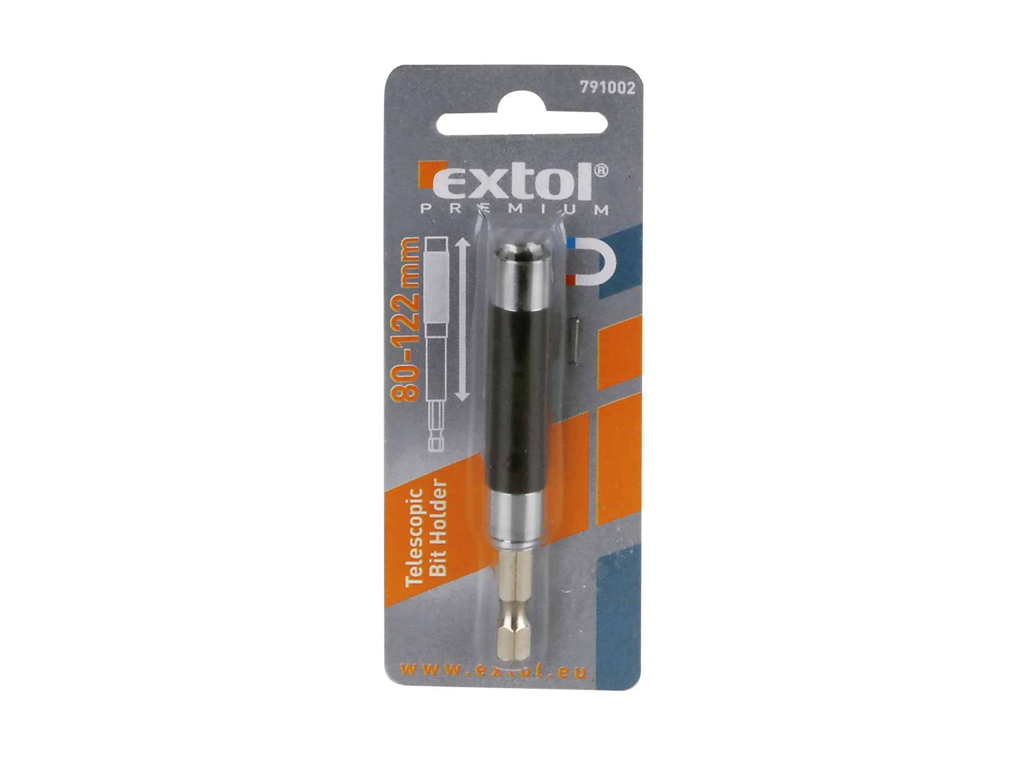 Držák hrotů do vrtačky 1/4" 80-122mm