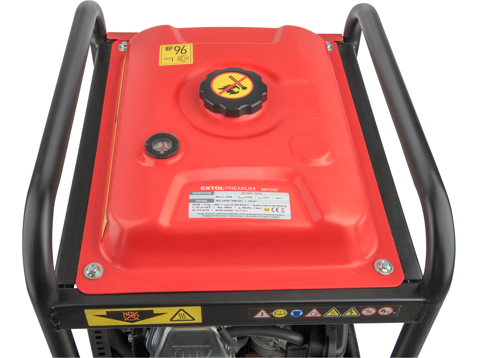 elektrocentrála digitální invertorová, 3,5kW + zdarma úhlová bruska