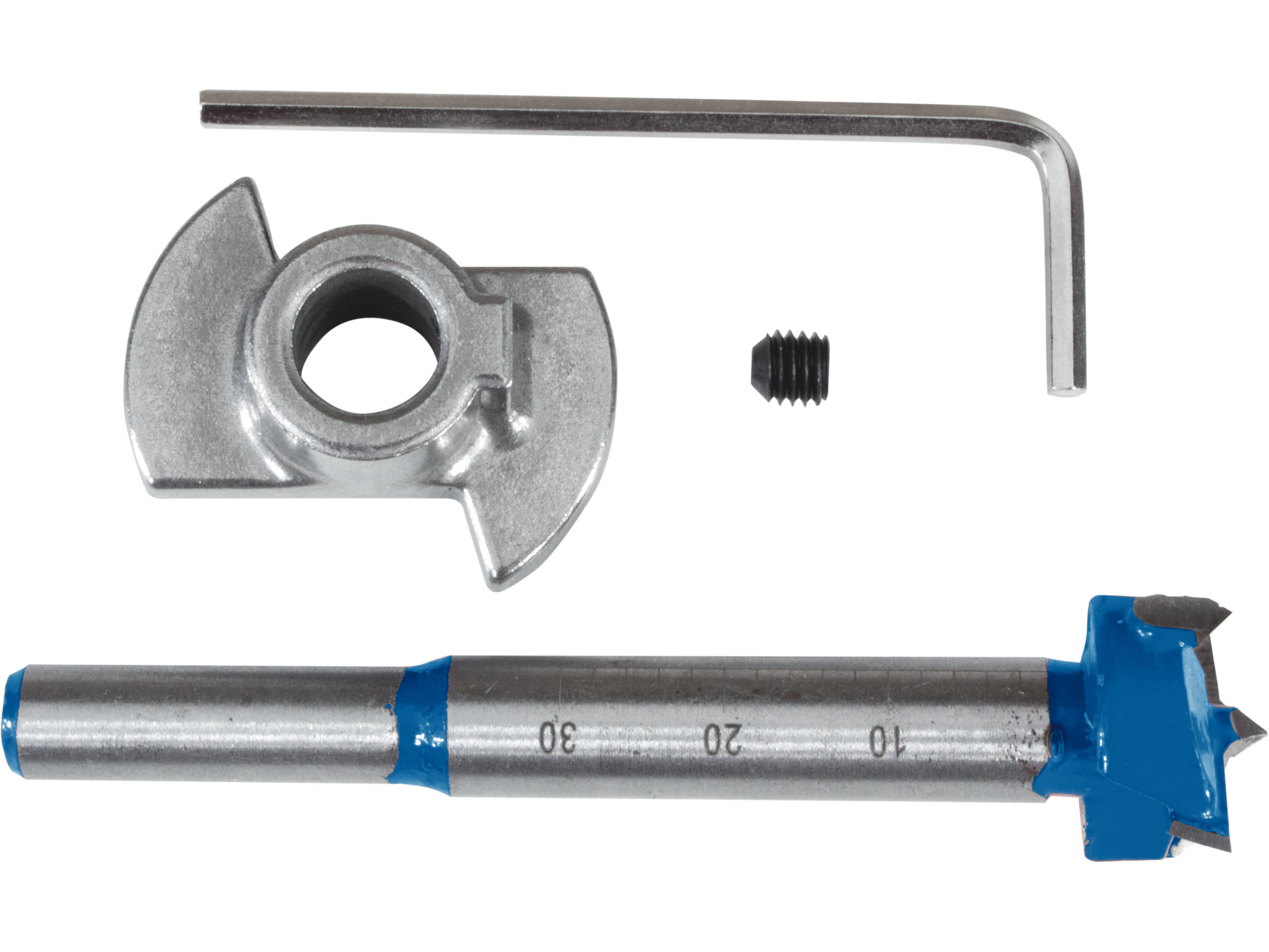 frézy-sukovníky, do dřeva s hloubk. dorazem, sada 5ks,, ⌀15-20-25-30-35mm, s SK plátky