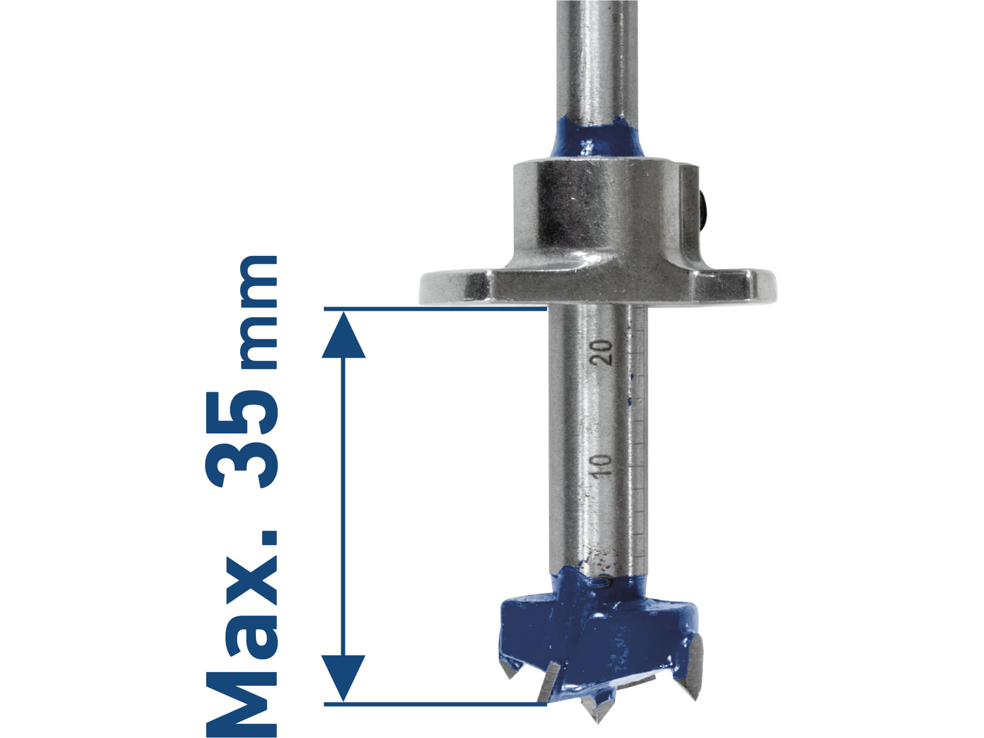 frézy-sukovníky, do dřeva s hloubk. dorazem, sada 5ks,, ⌀15-20-25-30-35mm, s SK plátky