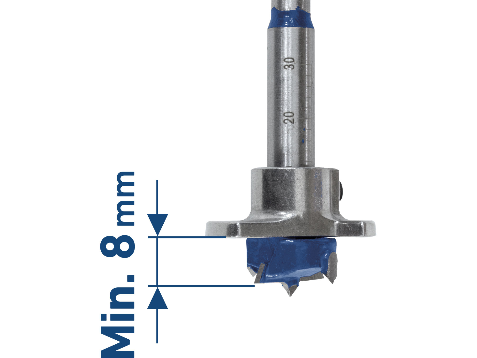 frézy-sukovníky, do dřeva s hloubk. dorazem, sada 5ks,, ⌀15-20-25-30-35mm, s SK plátky