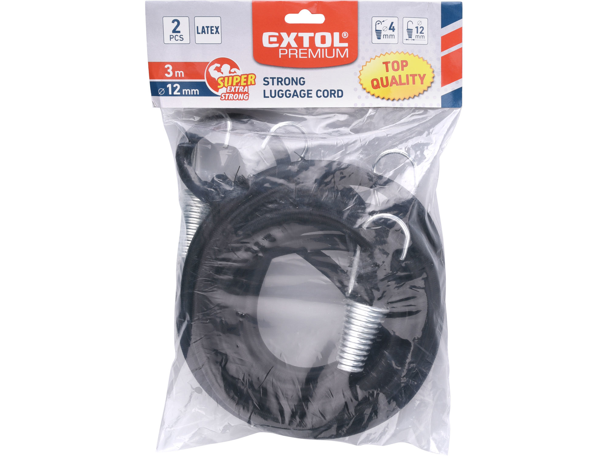 gumy upínací EXTRA, balení 2ks, 300cm x O 12mm, latex