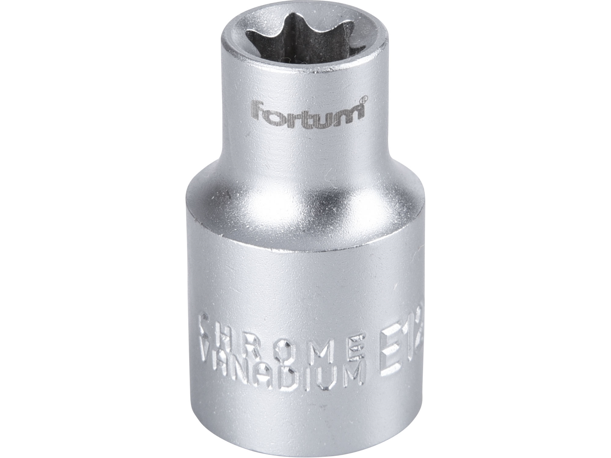 hlavice nástrčná vnitřní TORX, 1/2", E 12, L 38mm, FORTUM 4700701