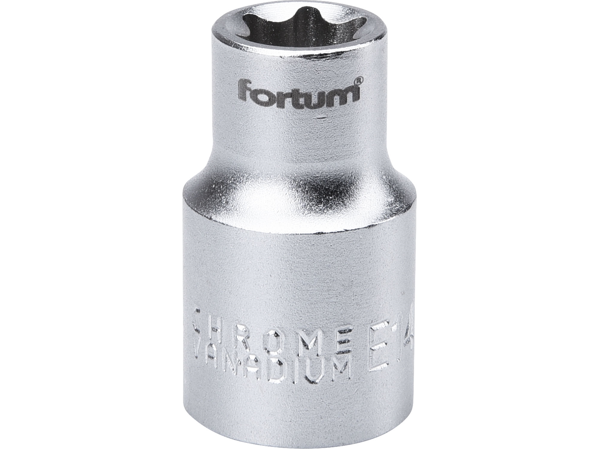 hlavice nástrčná vnitřní TORX, 1/2", E 14, L 38mm, FORTUM 4700702