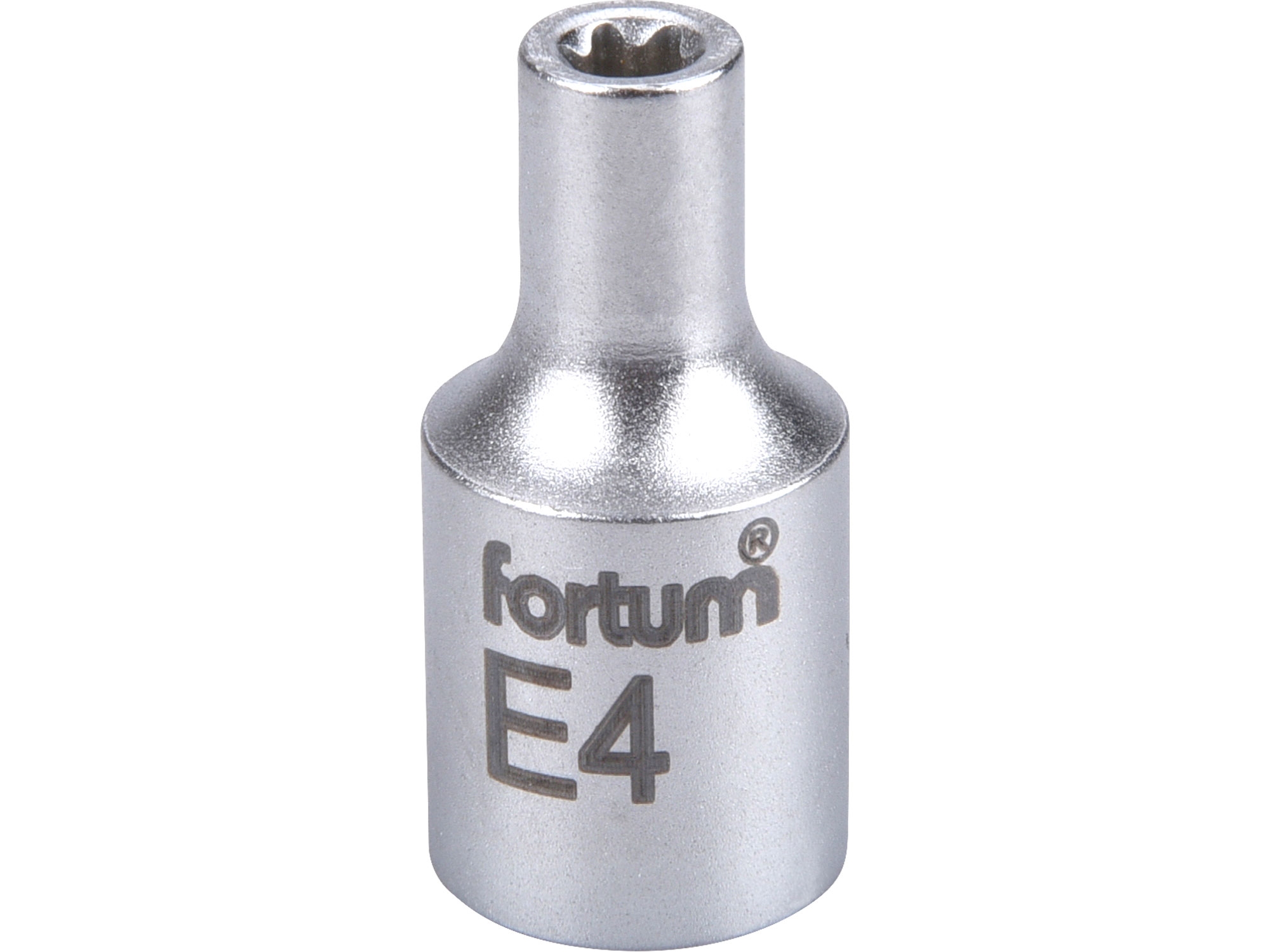 hlavice nástrčná vnitřní TORX, 1/4", E 4, L 25mm, FORTUM 4701704