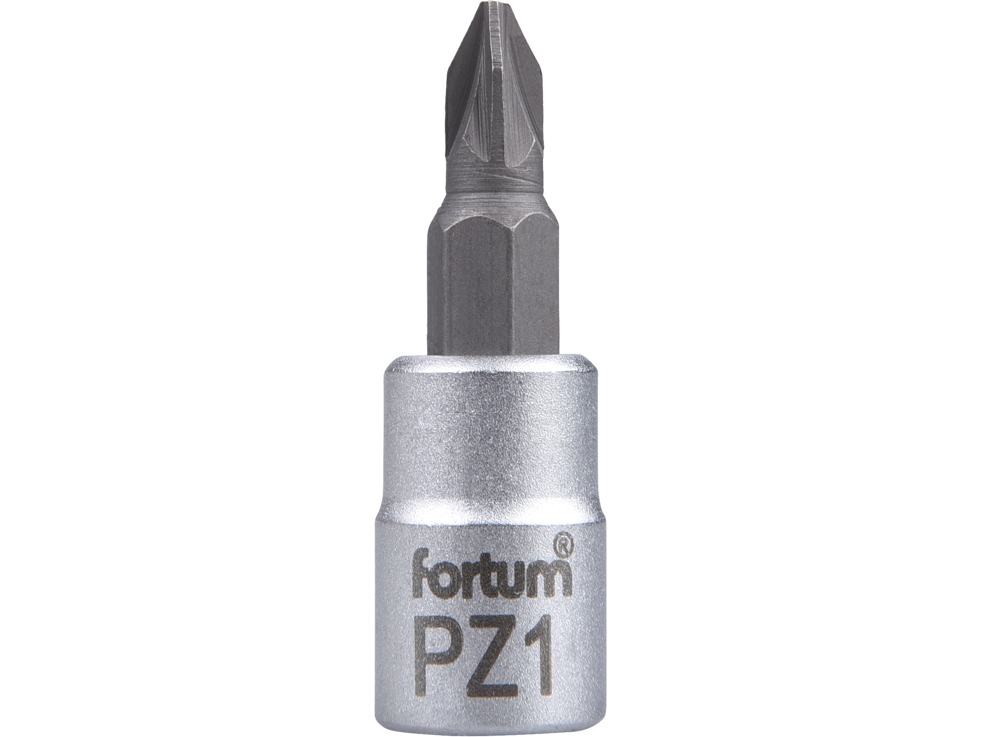hlavice zástrčná šroubovák PZ, 1/4", PZ 1, L 37mm, FORTUM 4701821