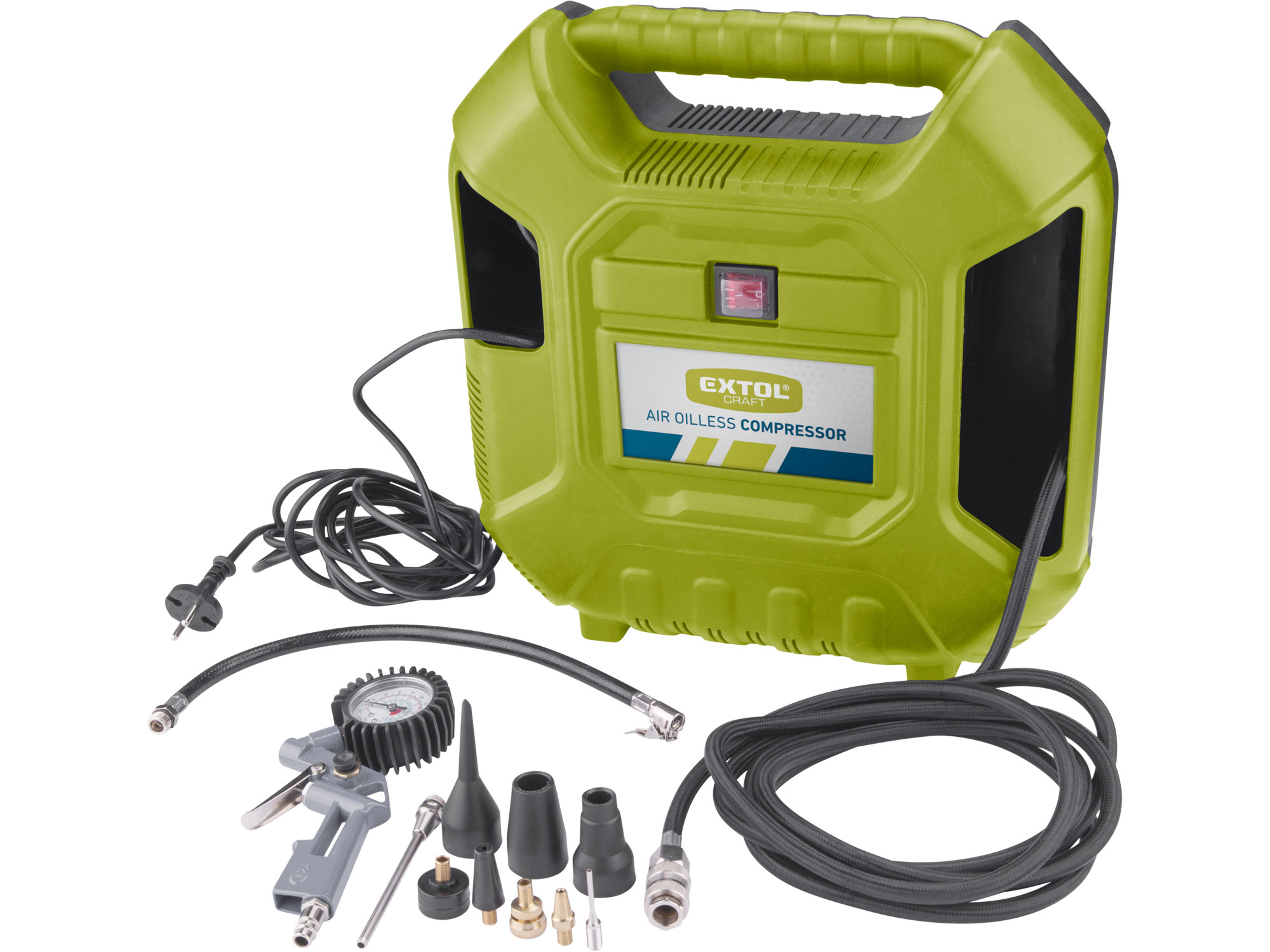 II. JAKOST kompresor bezolejový, 1100W