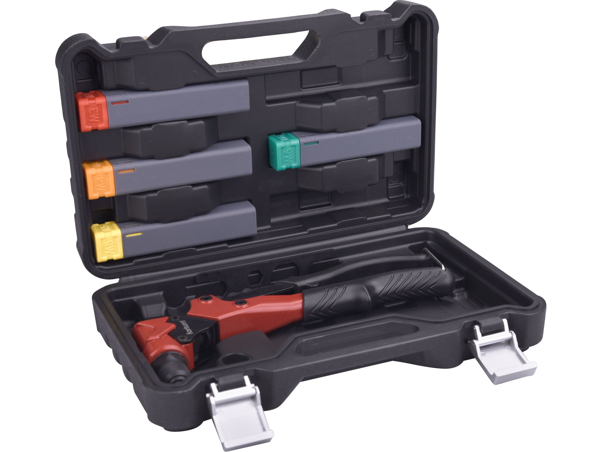 kleště nýtovací s otočnou hlavou COMBO, pro nýt. matice M3-M6 a trhací nýty 2,4-4,8mm