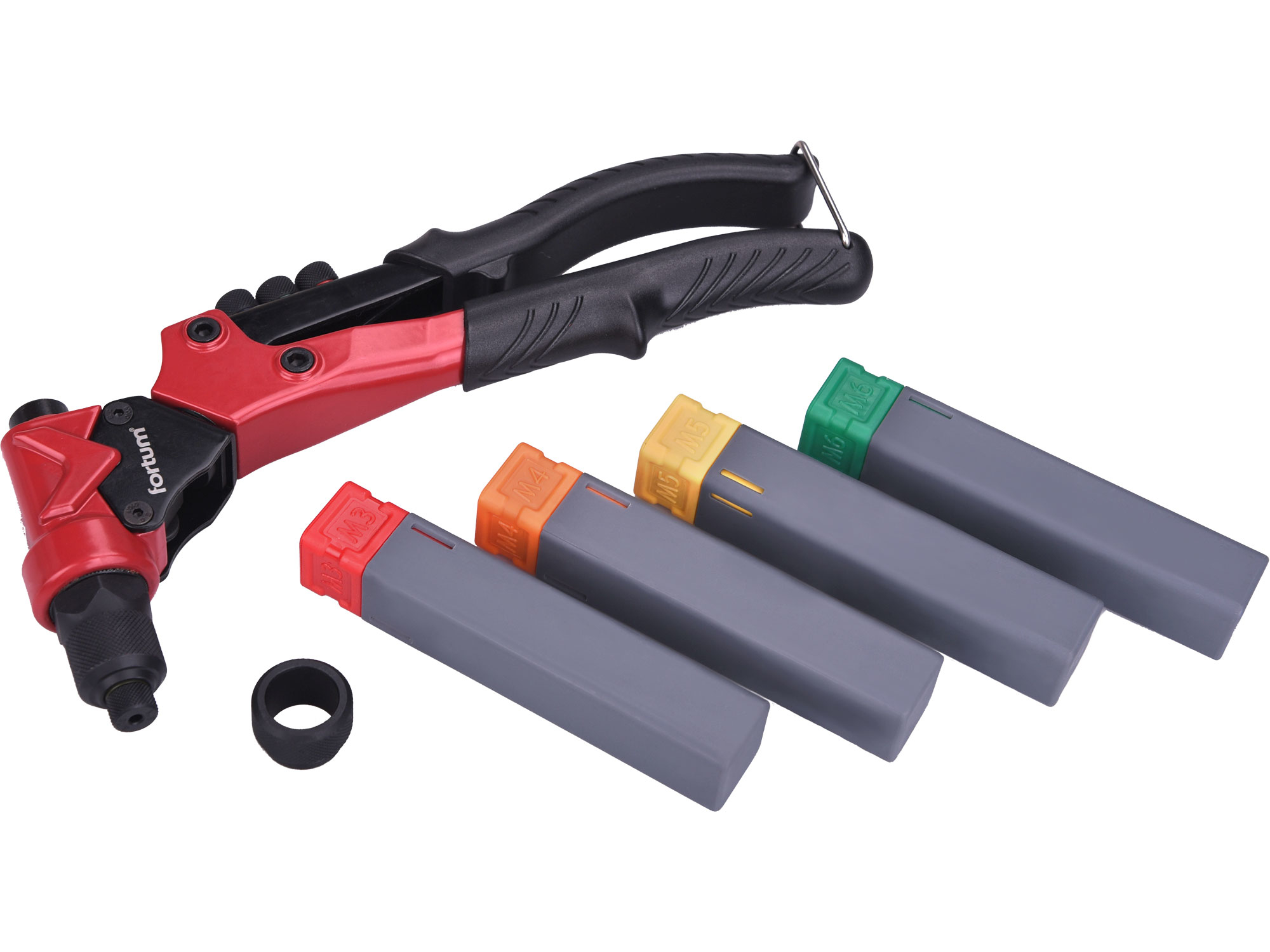 kleště nýtovací s otočnou hlavou COMBO, pro nýt. matice M3-M6 a trhací nýty 2,4-4,8mm