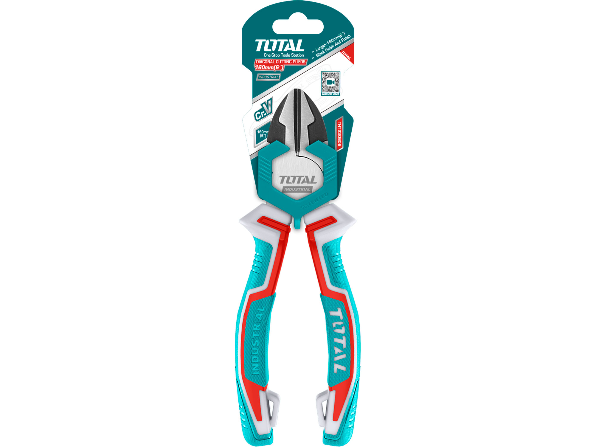 Kleště štípací boční, industrial, 160mm, CrV