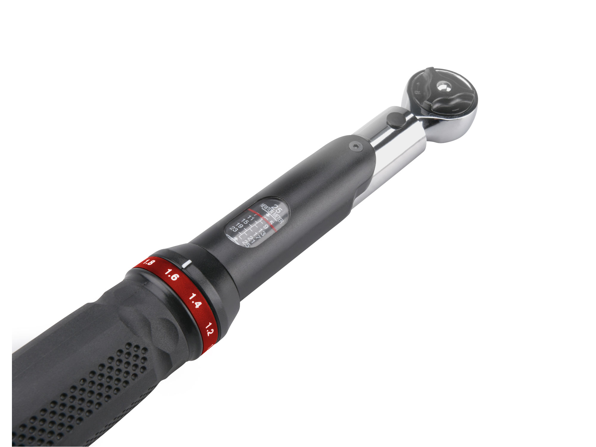klíč momentový se stupnicí, 1/4", 5-25Nm, 72 zubů, CrV