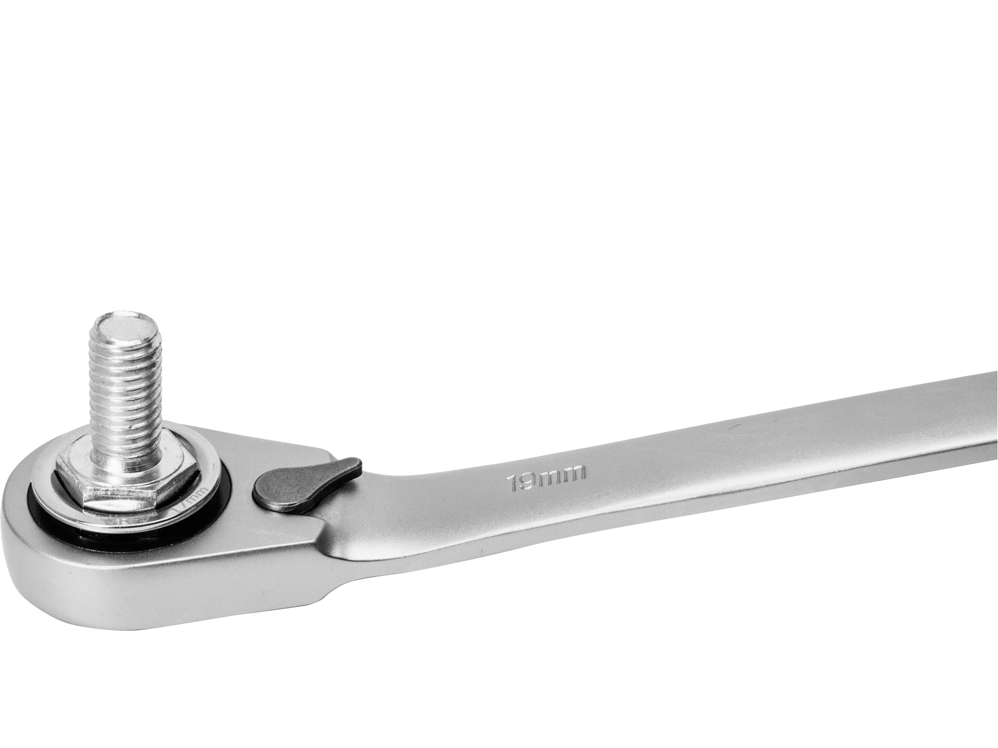 klíč ráčnový tvarovaný a vložky, sada 11ks, 8-19mm, CrV