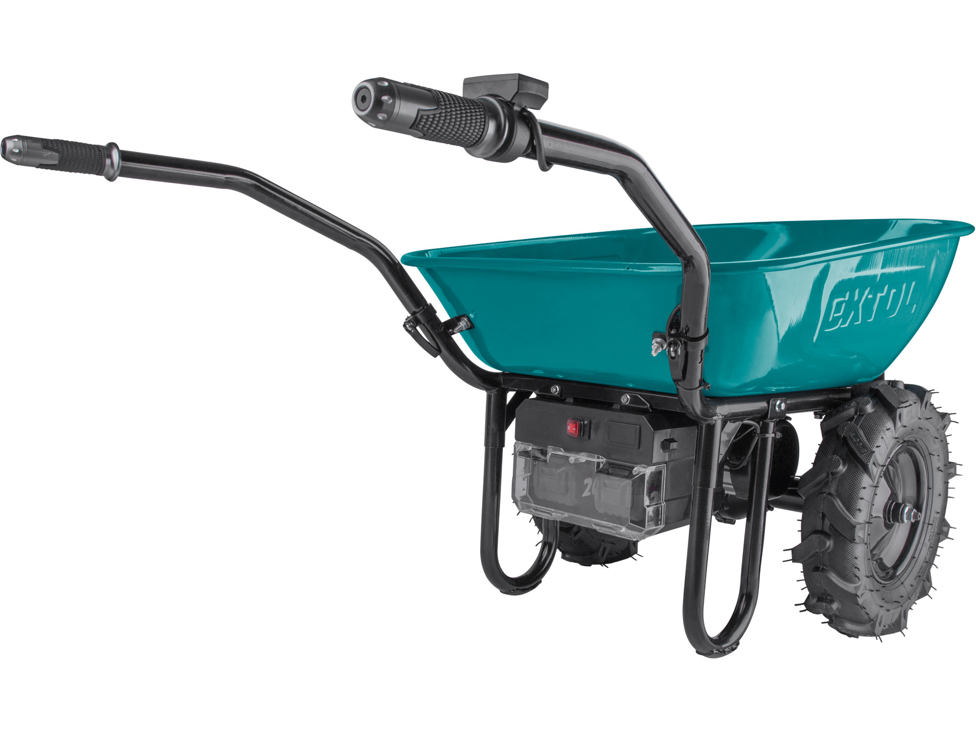 kolečko dvoukolák s převodovkou aku SHARE20V, 260kg, 100l, bez baterie a nabíječky