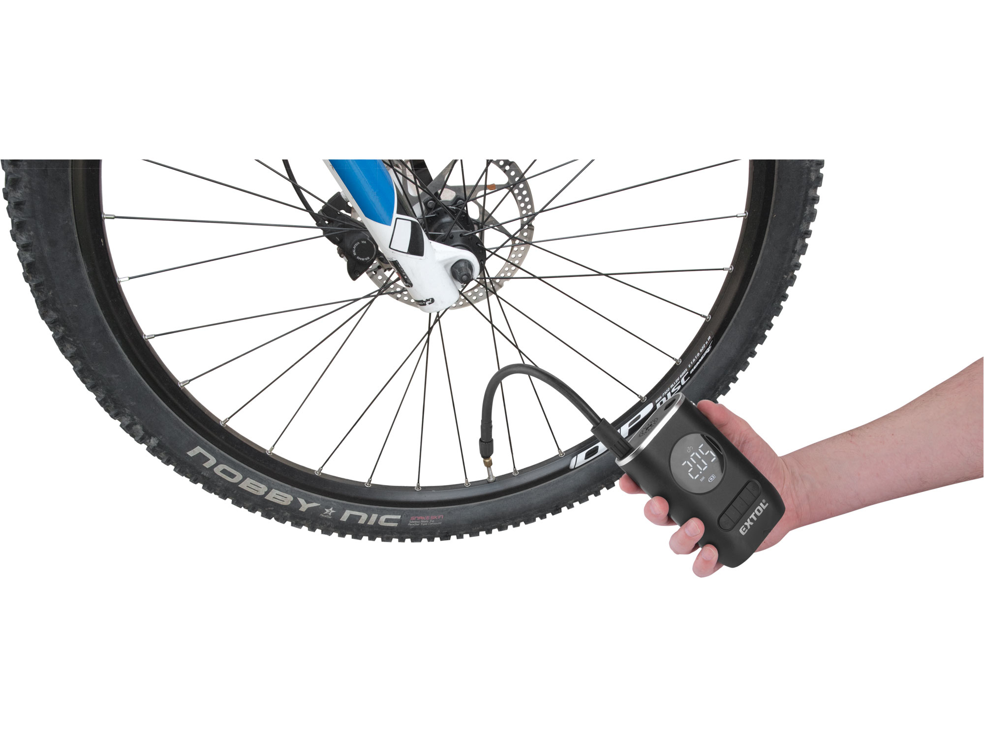 kompresor aku, 10,8bar, USB nabíjení