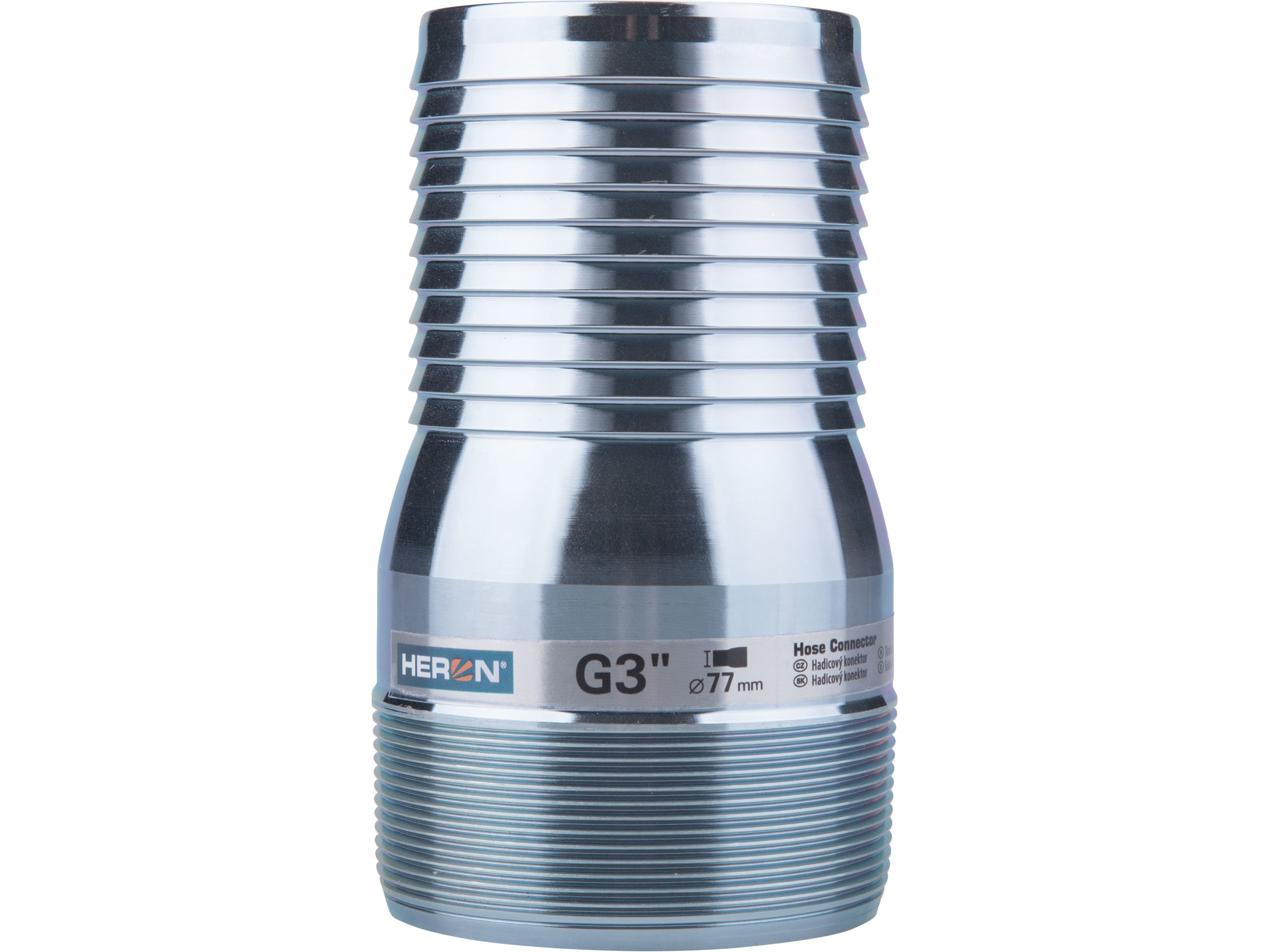 konektor pro hadici, 3", G 3", pozinkovaná ocel