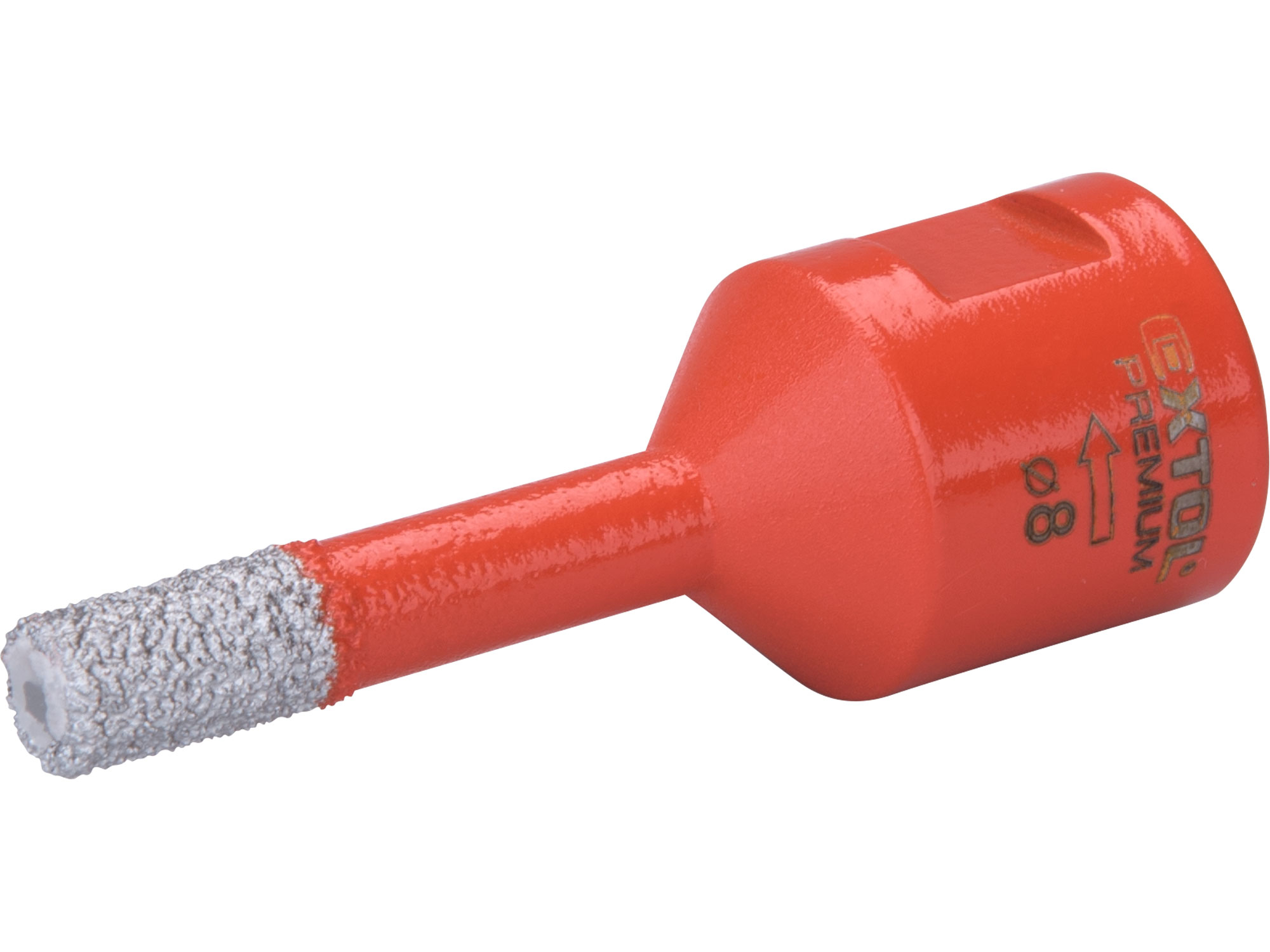 korunka vykružovací diamantová, O 8mm, závit M14