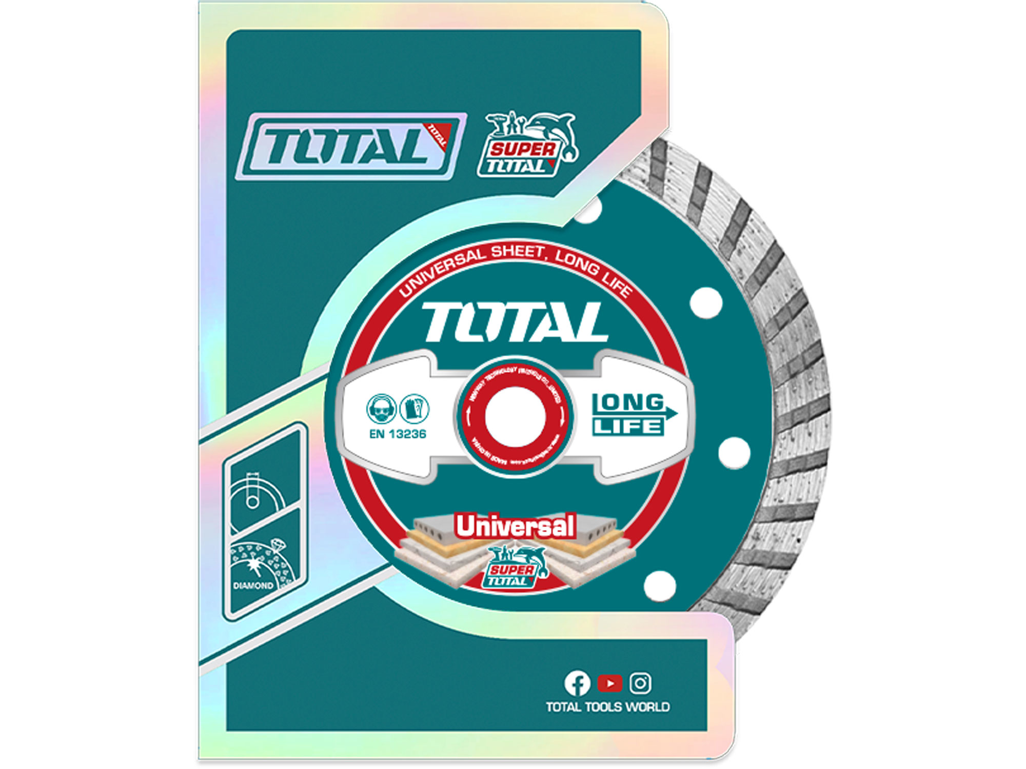 Kotouč diamantový řezný, Turbo, suché i mokré řezání