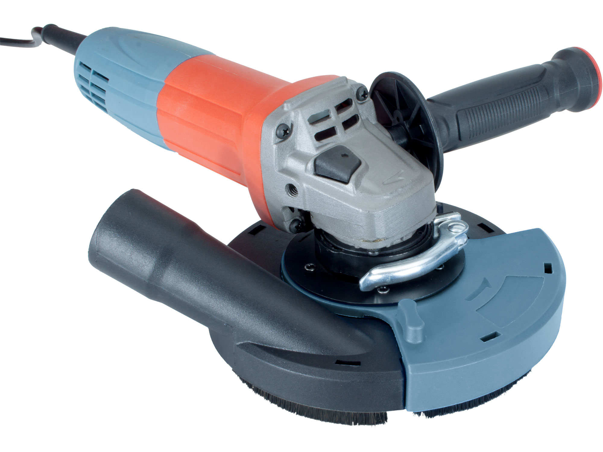 kryt odsávací pro broušení úhlovou bruskou, O125mm s kartáčovým věncem