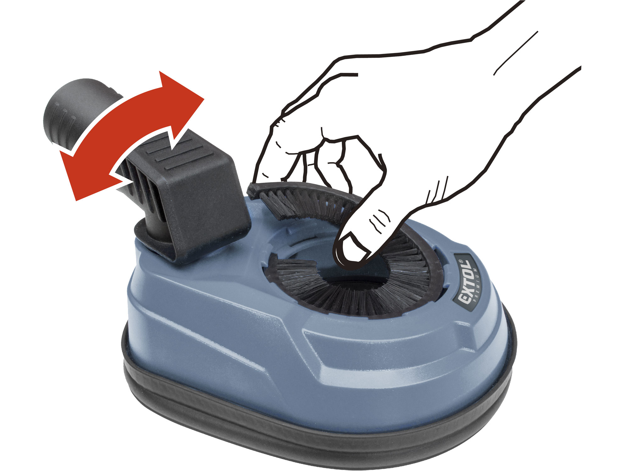 lapač prachu přísavný, pro vrtání do max O 68mm