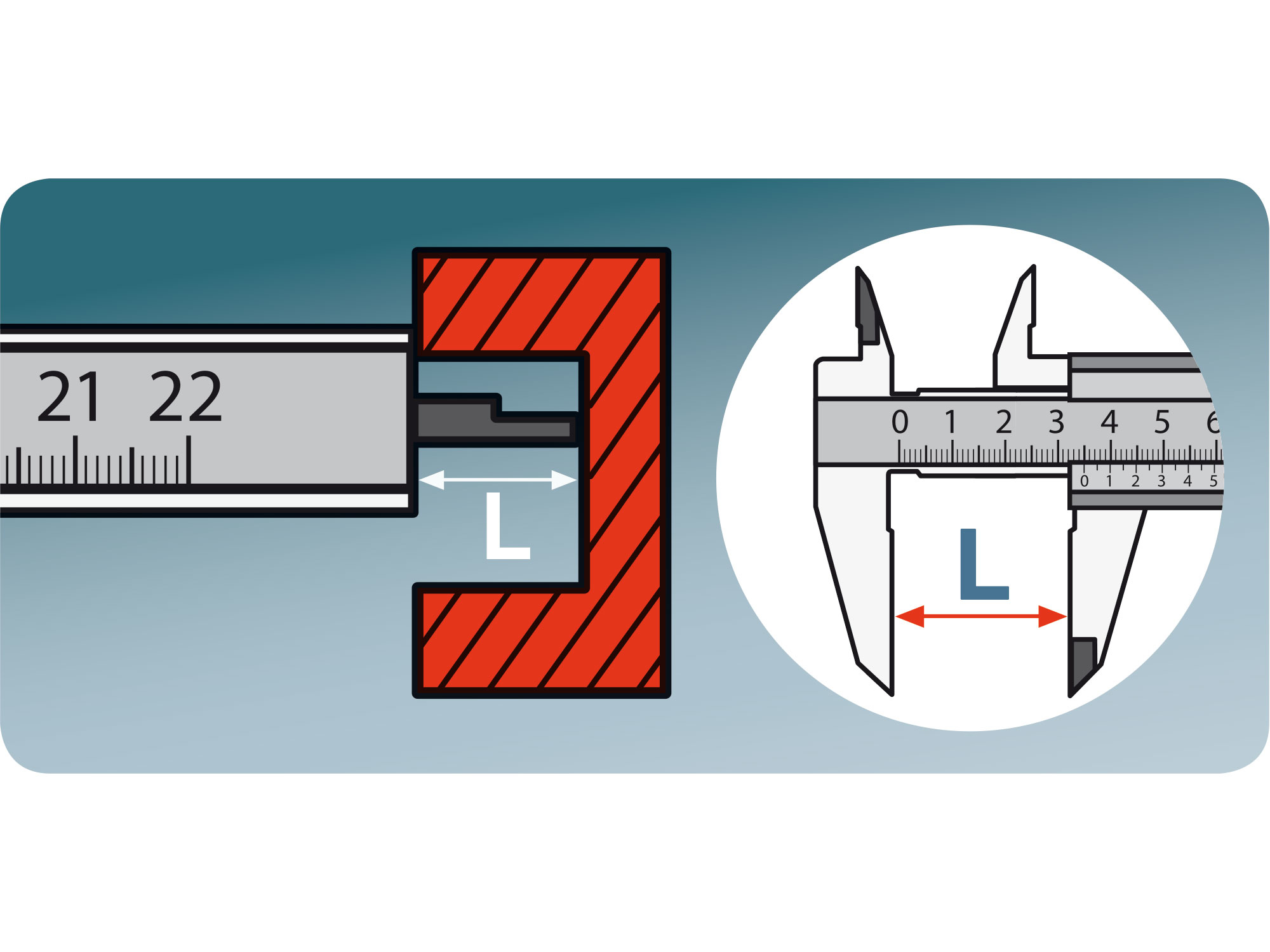 měřítko posuvné kovové, 0-200mm