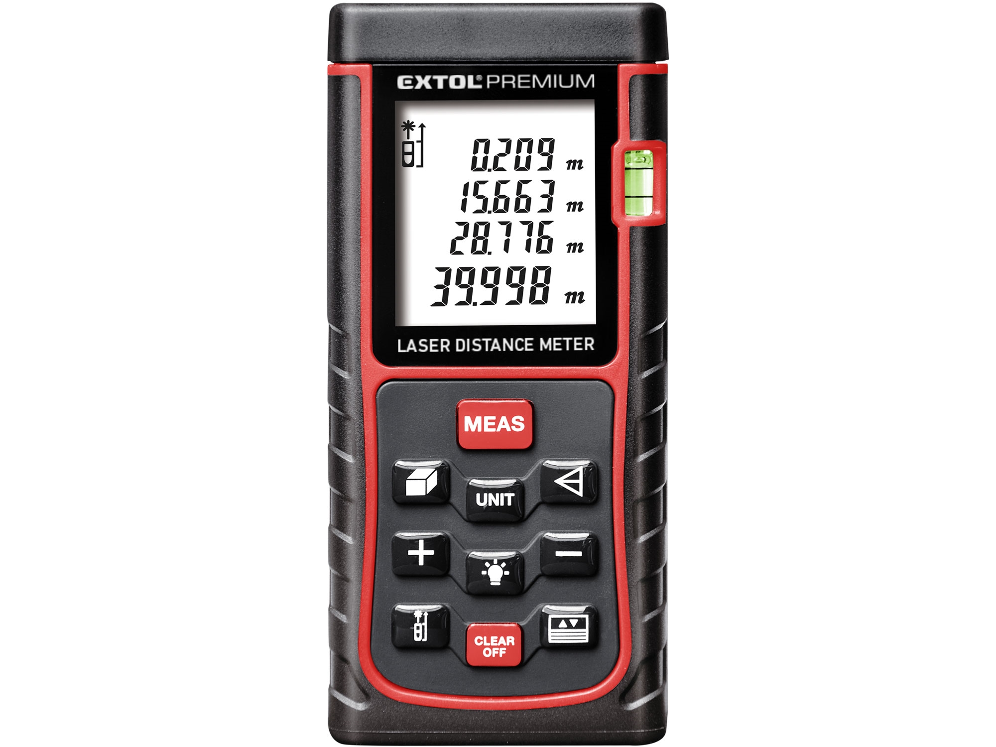 Metr laserový digitální, 0,05-40m EXTOL Premium 8820042