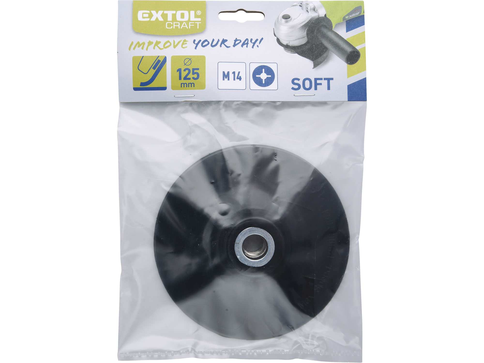 NEOHEBNÉ TĚLO nosič brusných fíbrových výseků - M14, 125mm