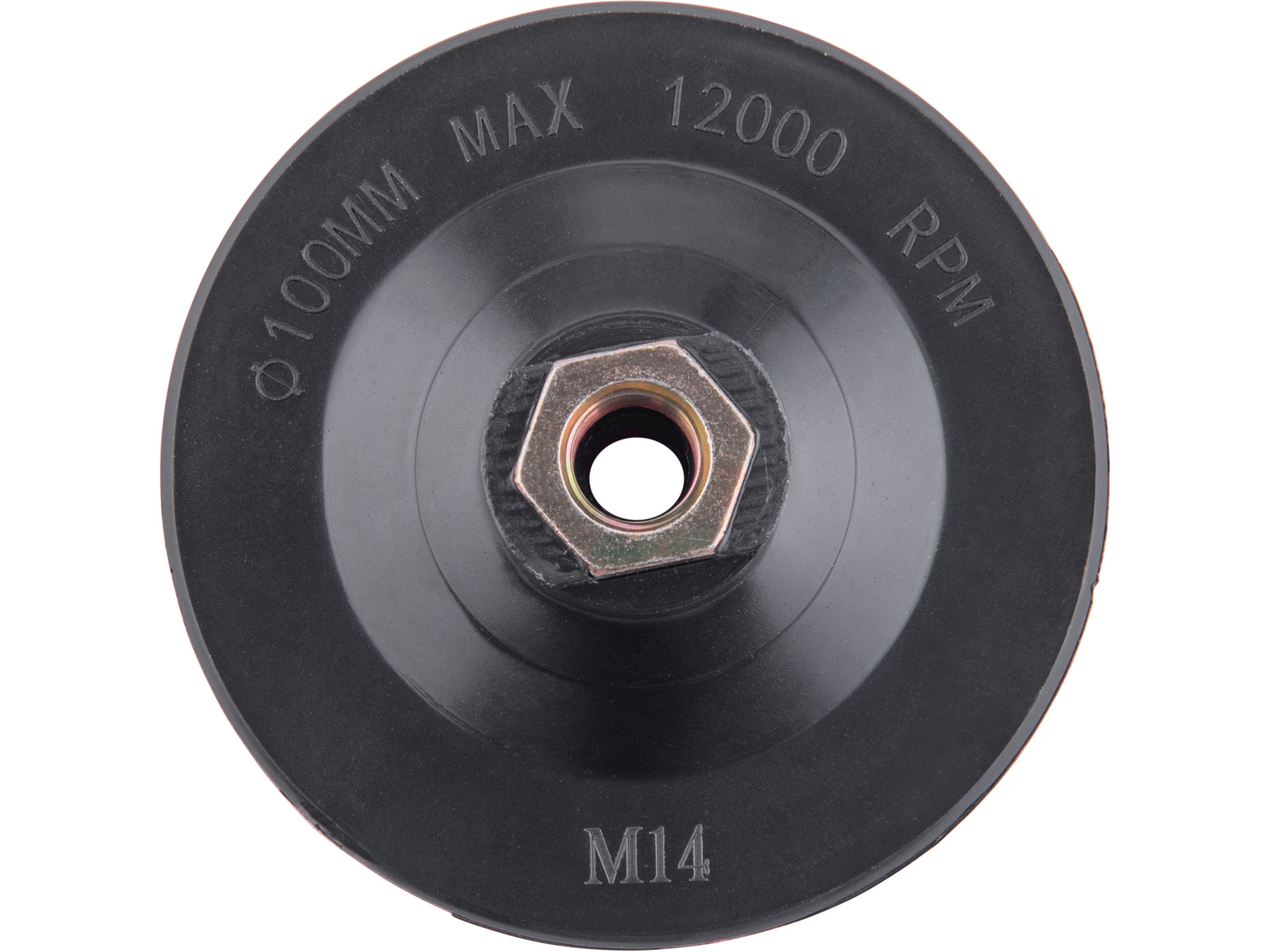 nosič brusných výseků - M14, suchý zip, O100mm