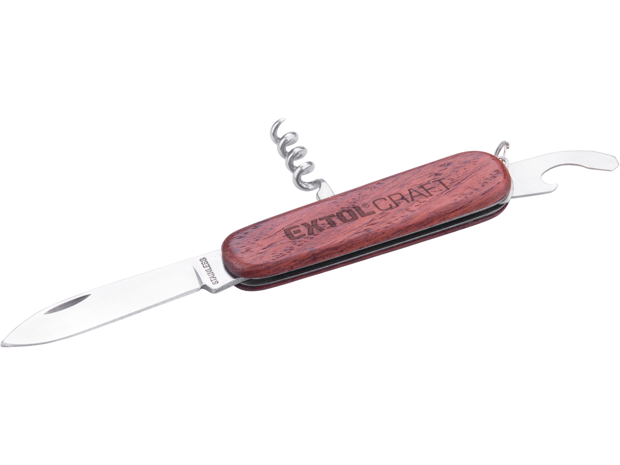 nůž kapesní zavírací 3dílný nerez, 85mm, EXTOL CRAFT 91373