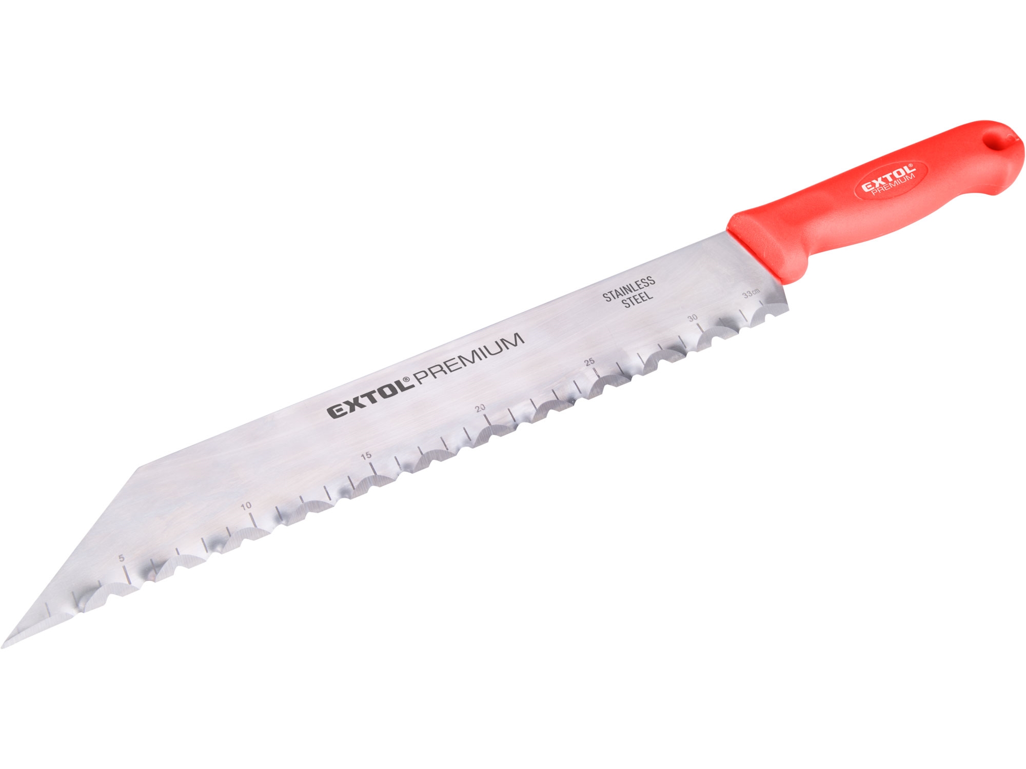 nůž na stavební izolační hmoty nerez, 480/340mm - EXTOL PREMIUM
