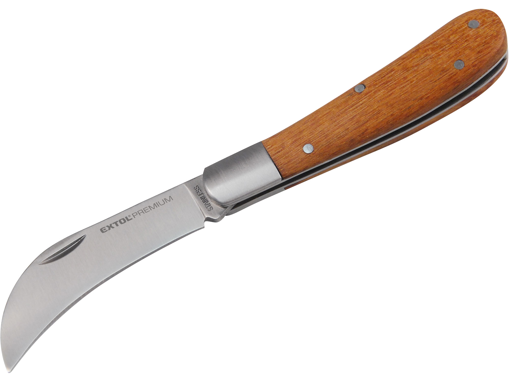 nůž štěpařský zavírací nerez, 170/100mm, EXTOL PREMIUM 8855110