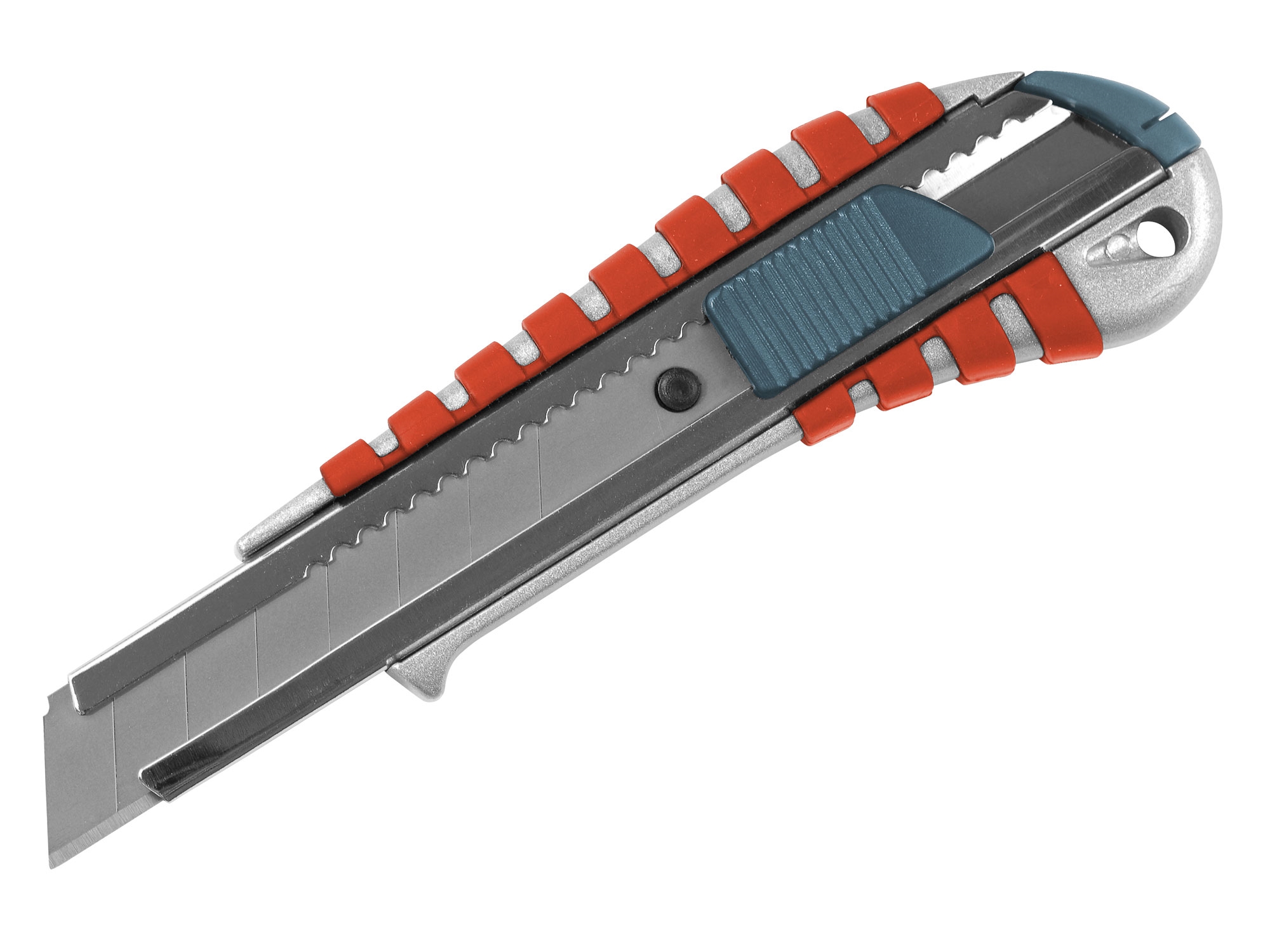 nůž ulamovací kovový s kovovou výztuhou, 18mm, Auto-lock, EXTOL PREMIUM 8855012