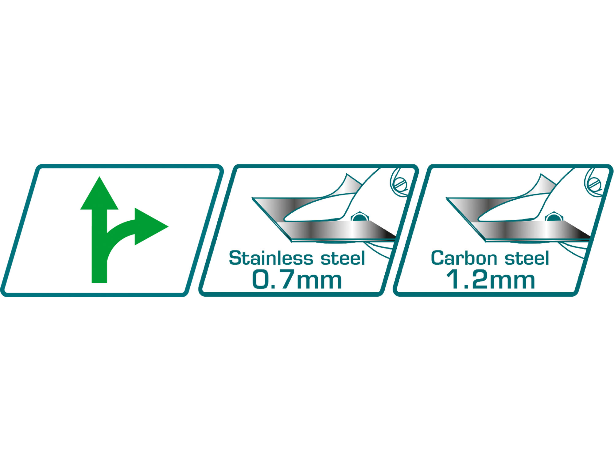 Nůžky na plech převodové, industrial, 250mm, rovné a doprava