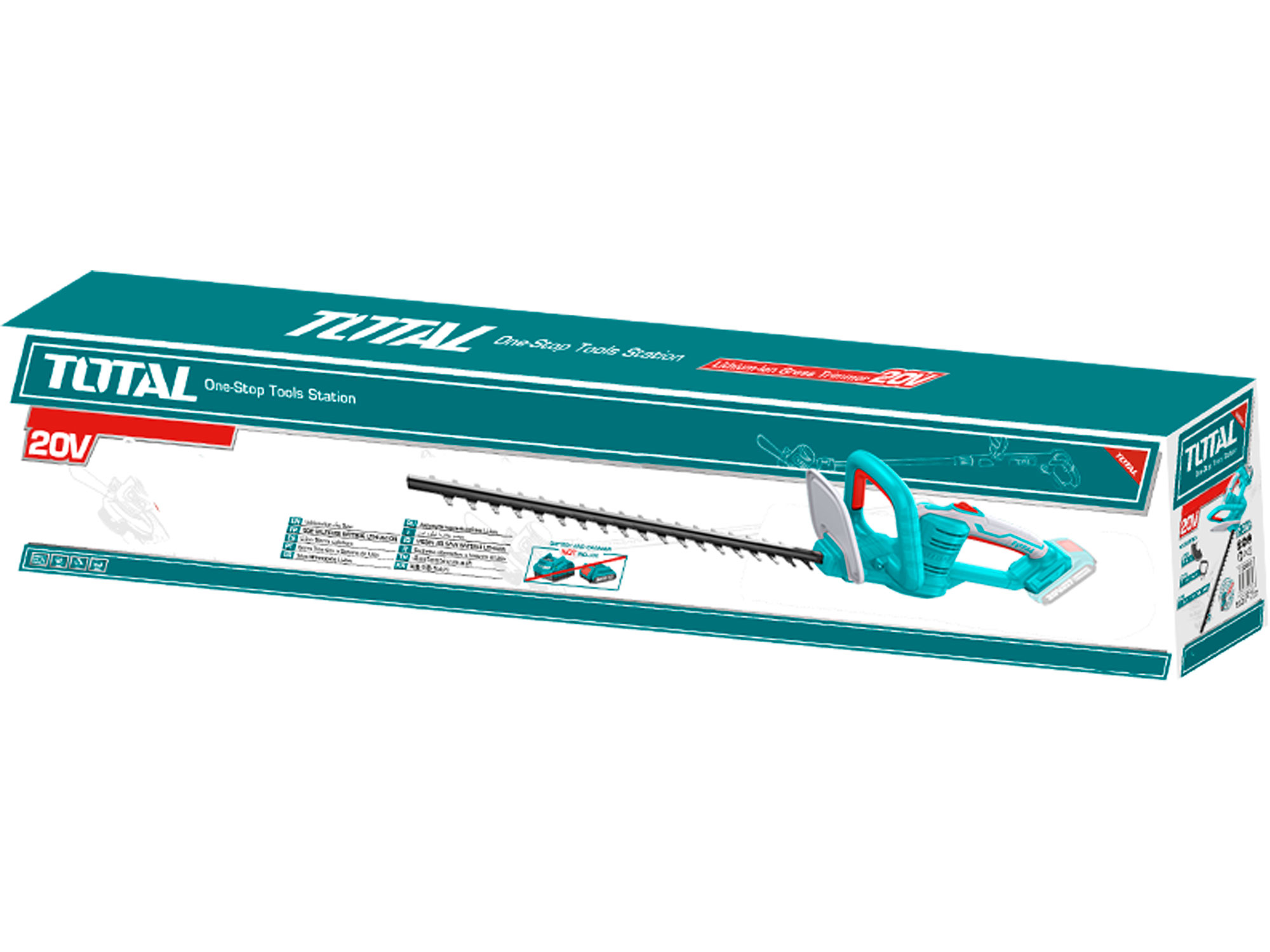 Nůžky na živé ploty AKU, 20V Li-ion, 2000mAh, 1ks baterie a 1ks nabíječky