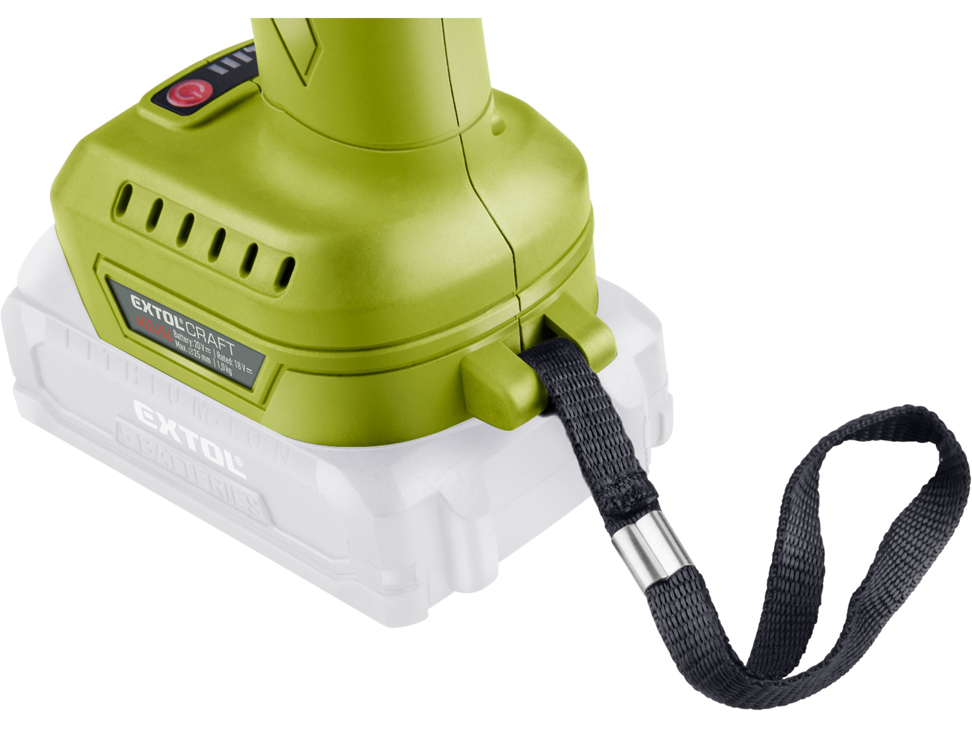 nůžky zahradní aku, BRUSHLESS, 20V Li-ion, bez baterie a nabíječky