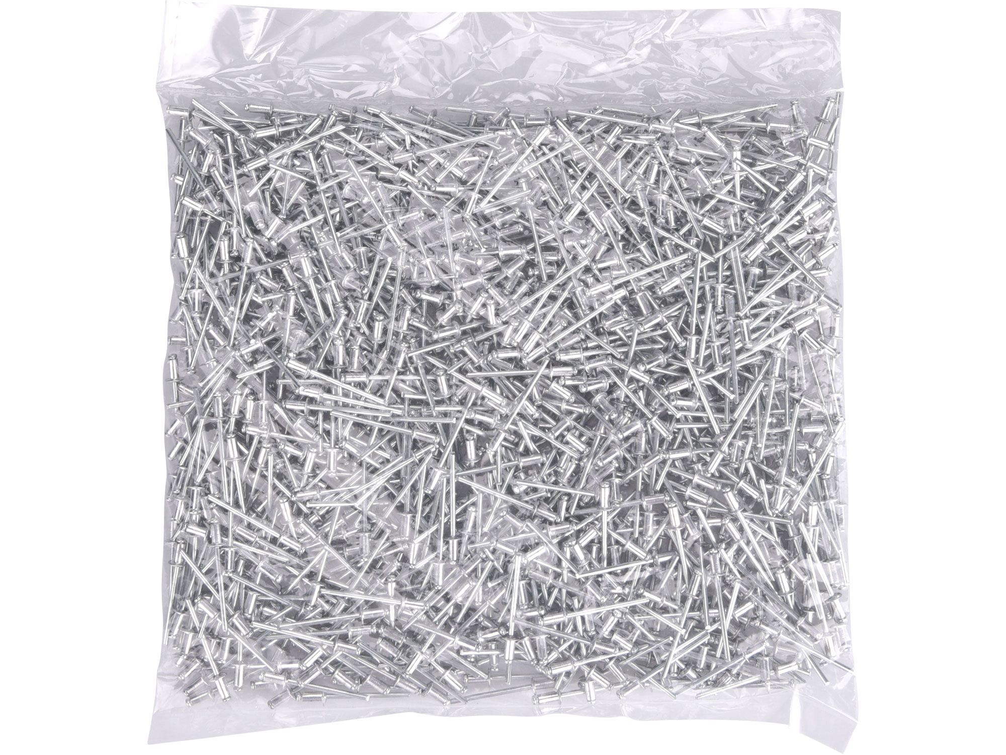 nýty trhací hliníkové sada 1000ks, O 3,2x6,4mm plochá hlava