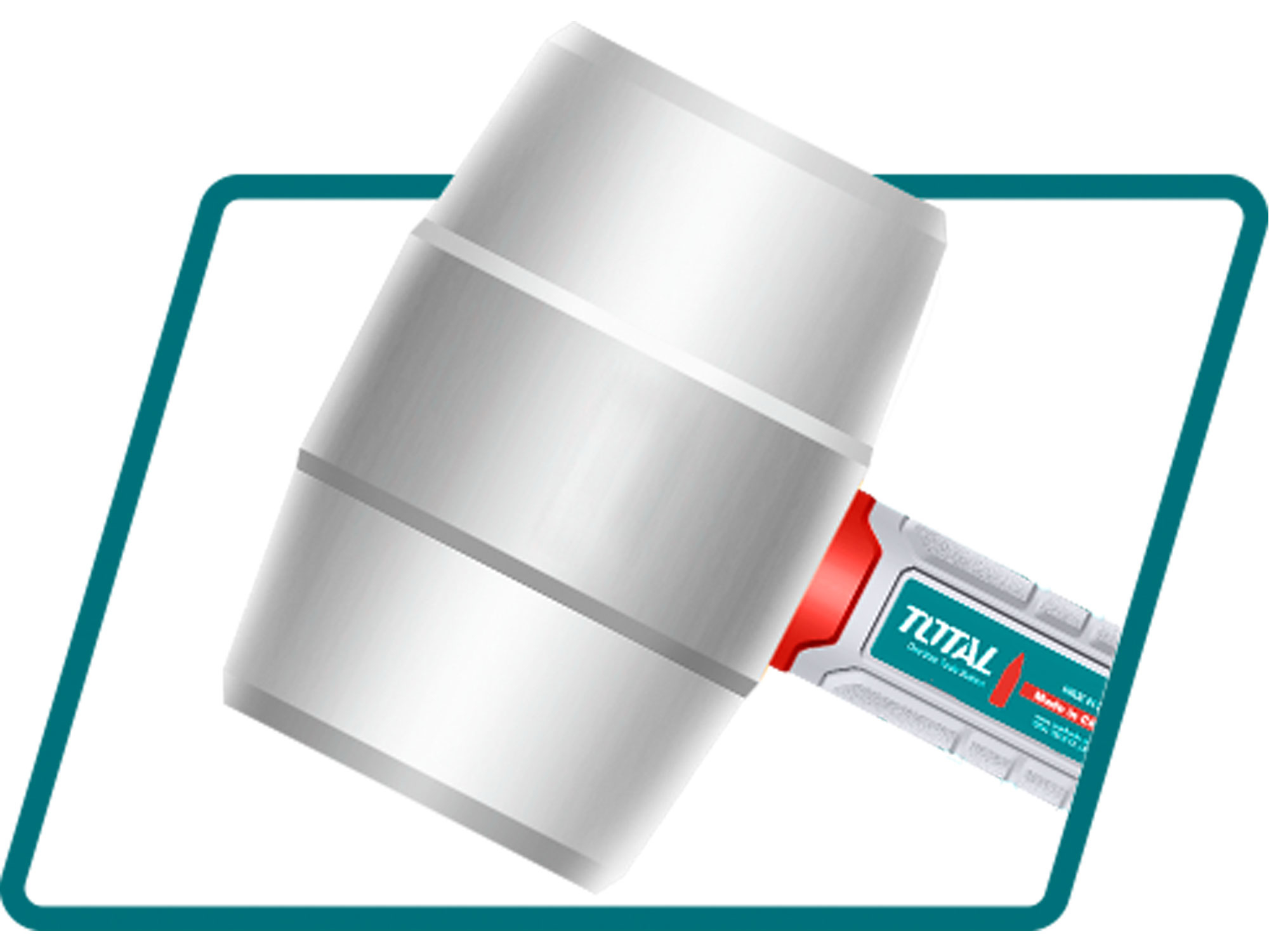 Palička pryžová bílá, 220g, industrial