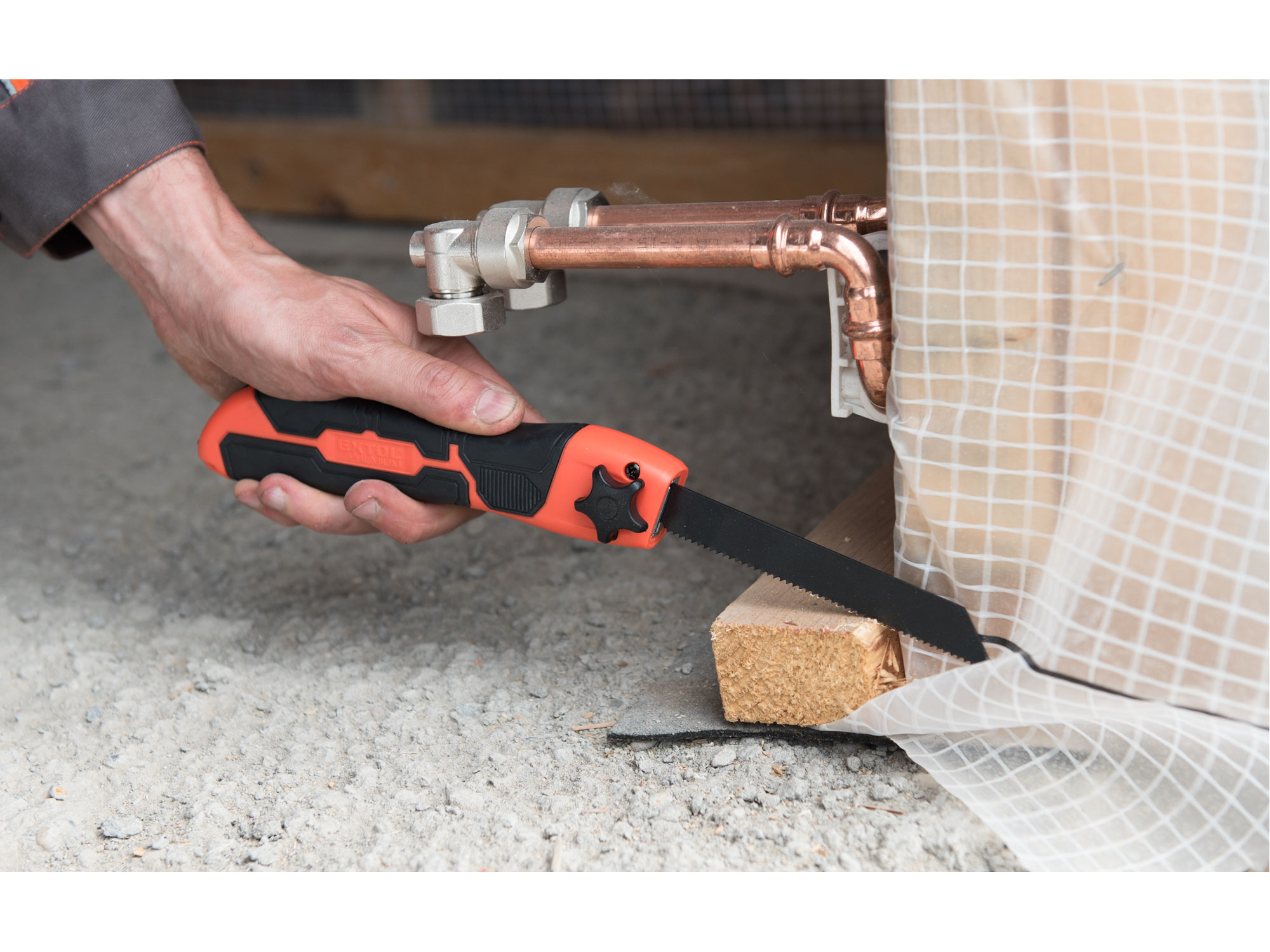 pila na dřevo a kov víceúčelová, se 2ks plátků 150mm