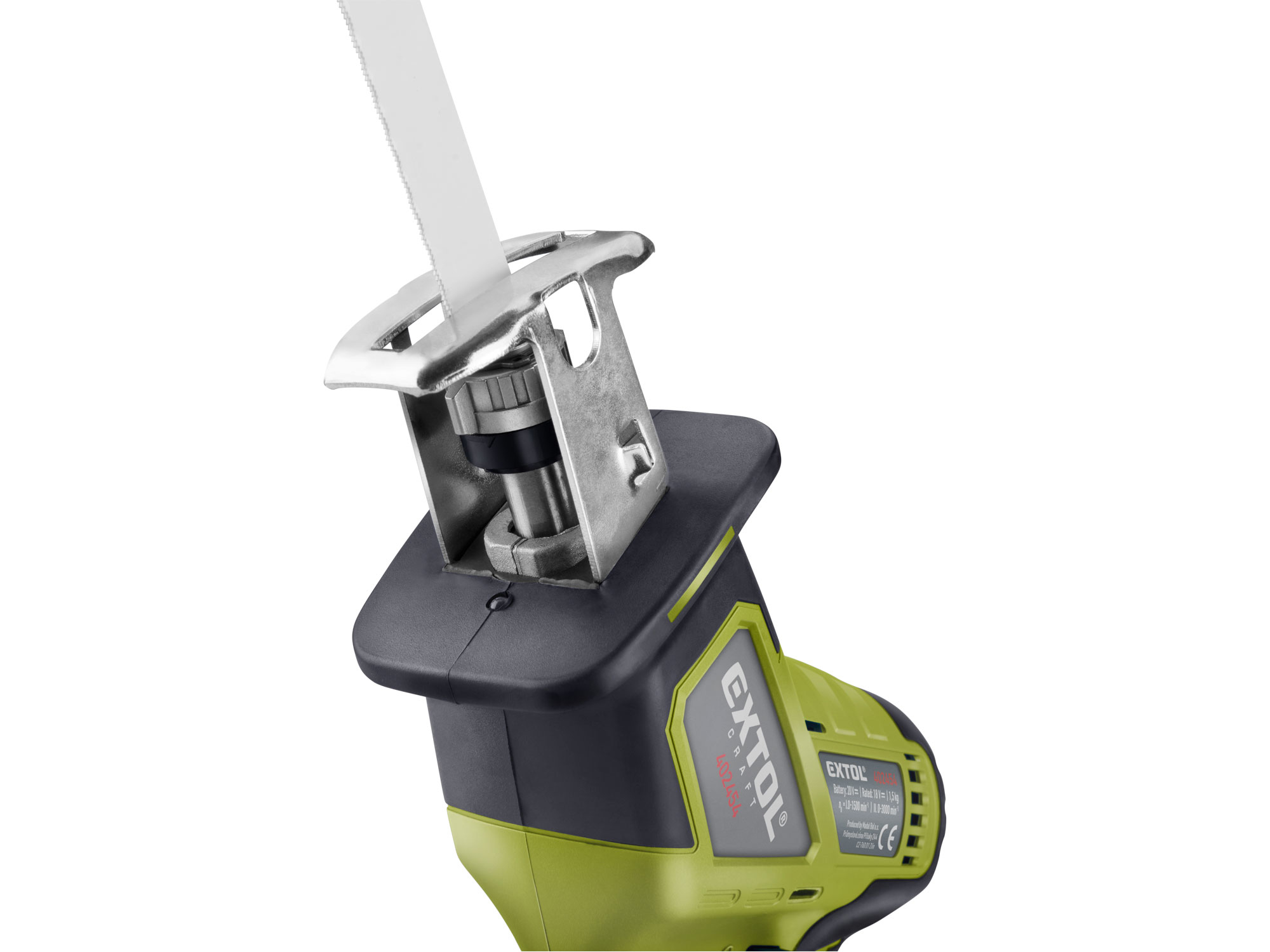 pila ocaska jednoruční aku, BRUSHLESS, 20V Li-ion, 2Ah